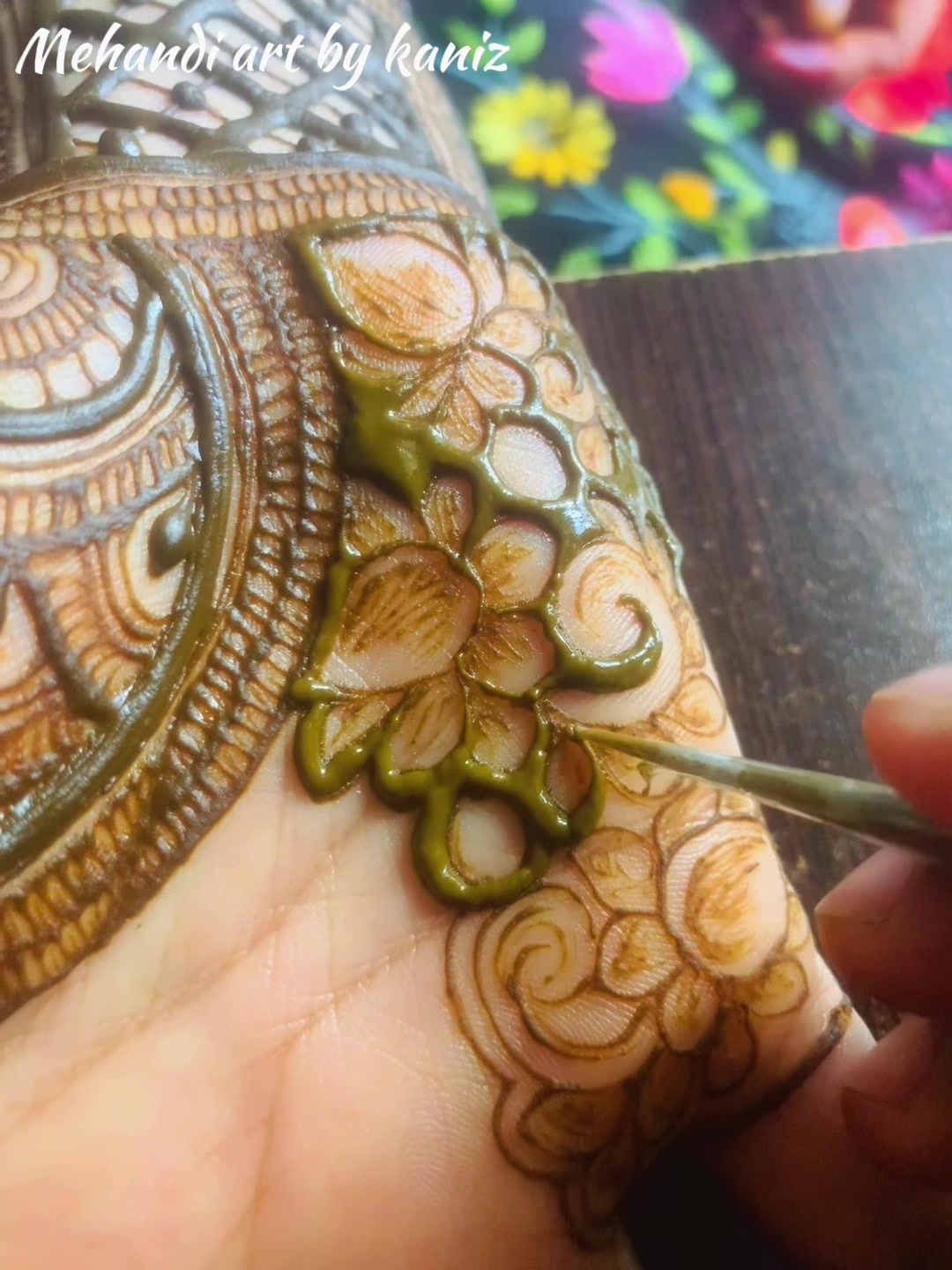 @Mehandi art by kaniz