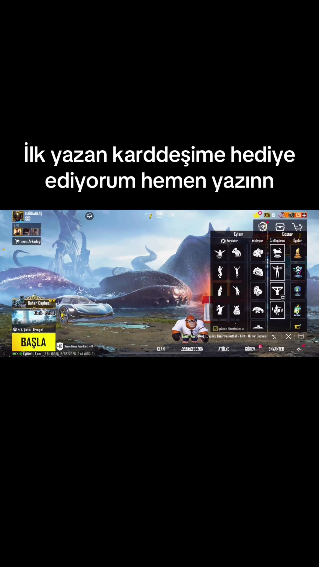 @PUPG HESAP HEDİYE