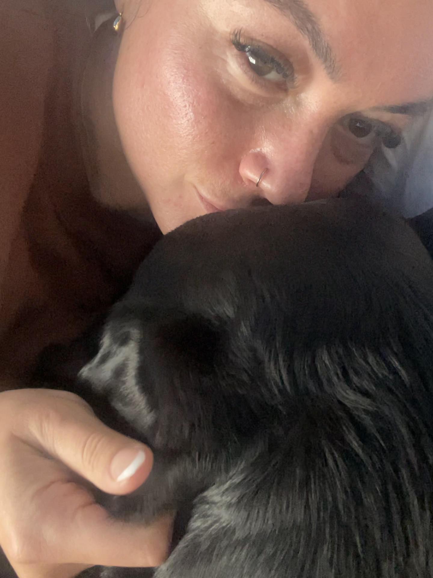 @A girl and her dogs