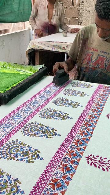 @Wooden Stamp Printing