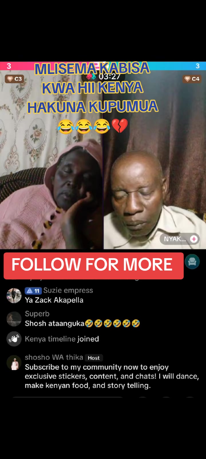 @Kenya timeline