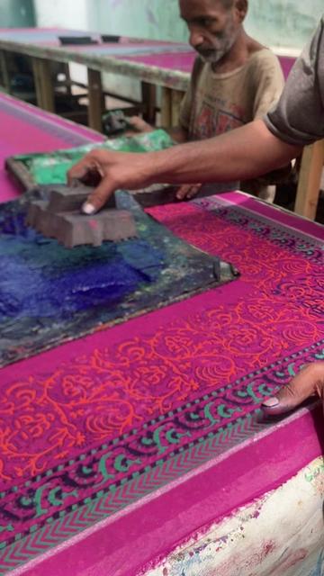 @Wooden Stamp Printing