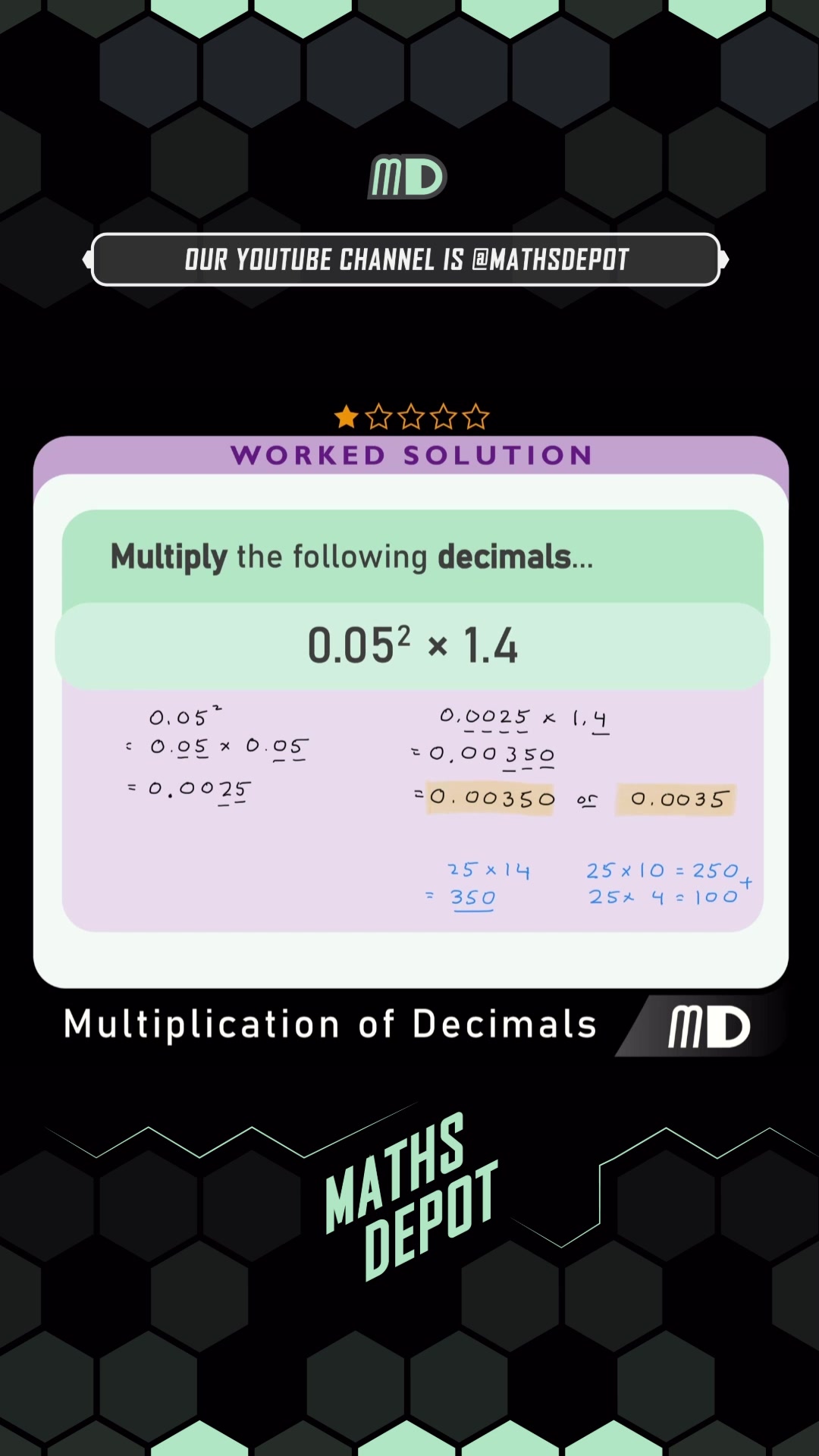 @Maths Depot