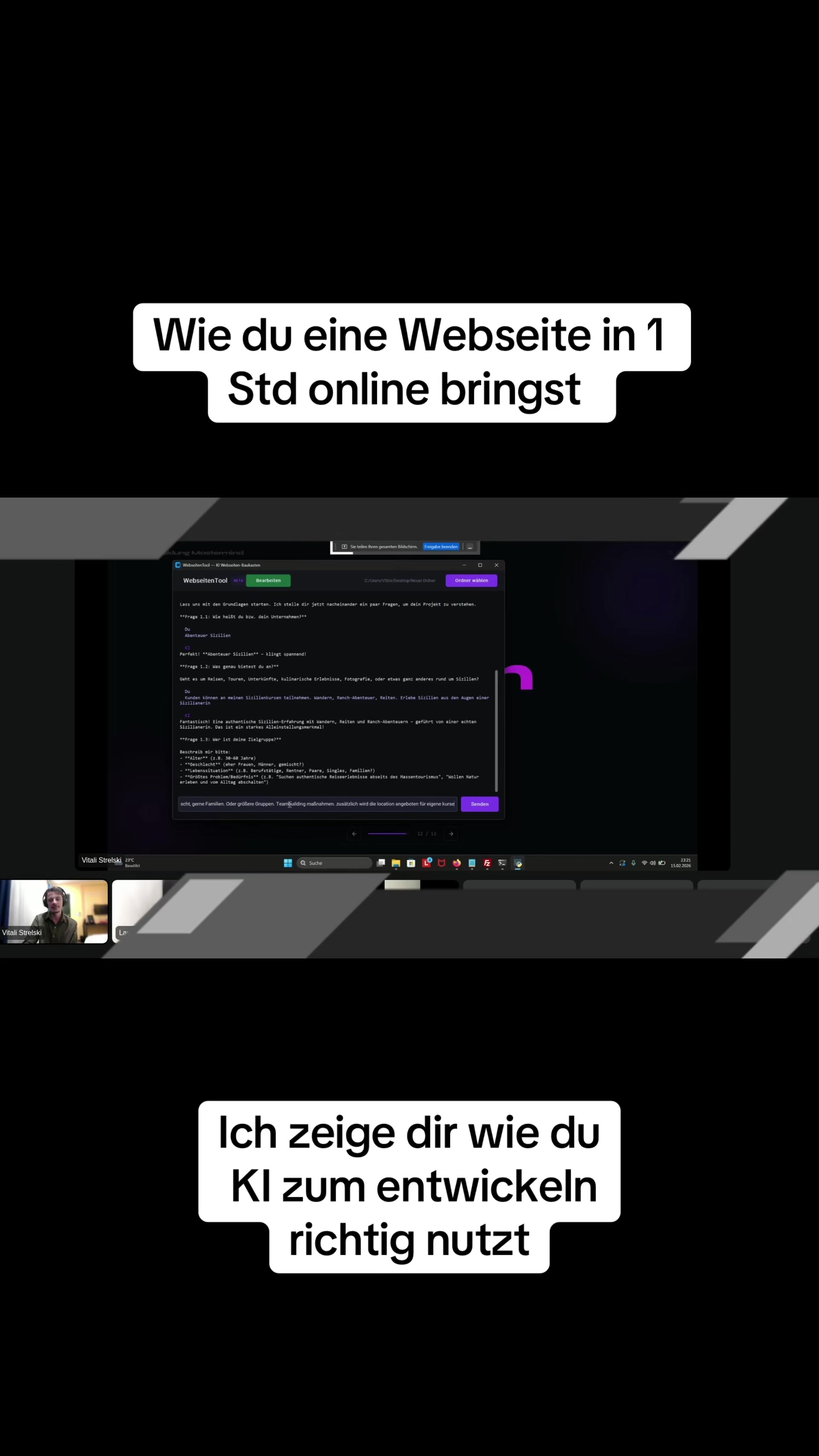 @Vitali | KI & Entwicklung