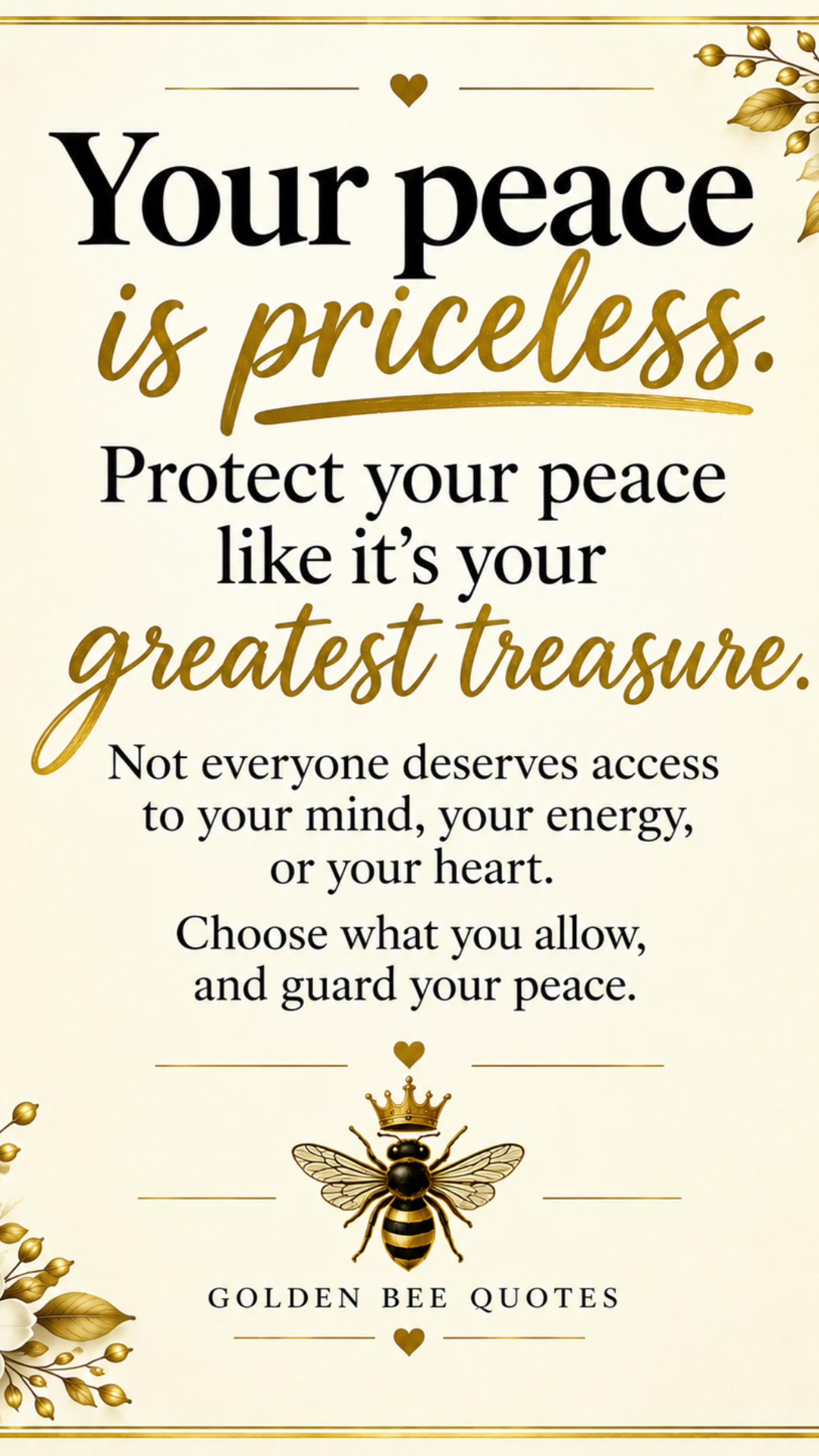 @Golden Bee Quotes