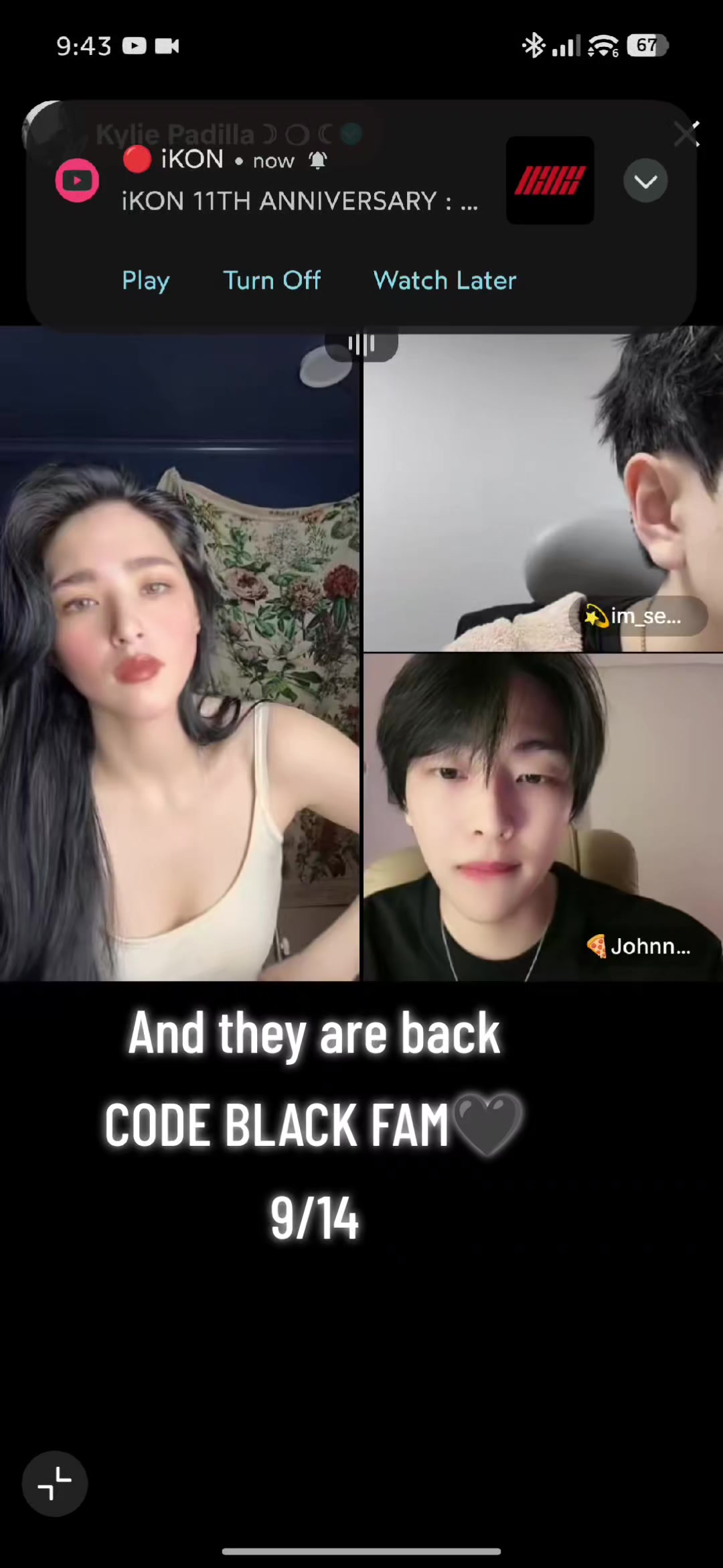 @Jhel๐
๐๐ซ๐๐คโค๏ธ