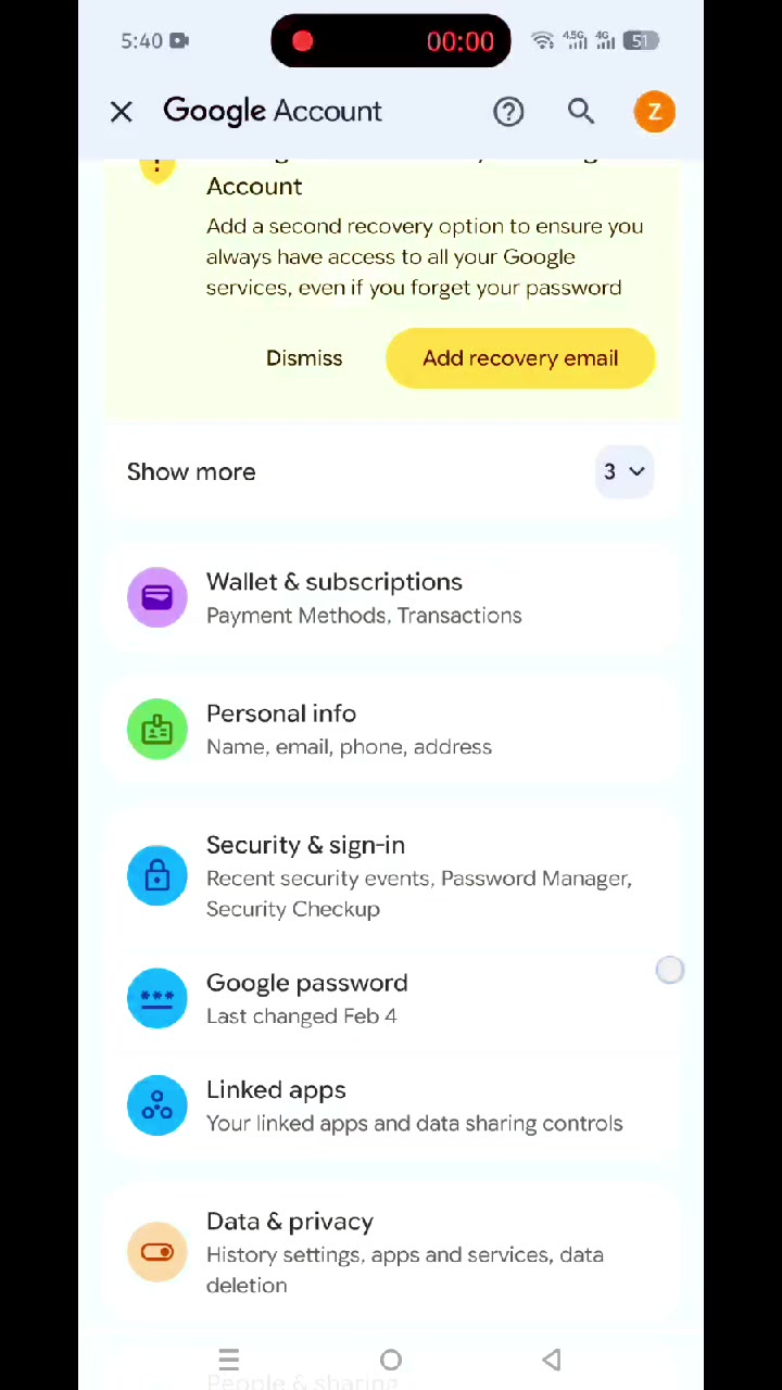 @account recovery
