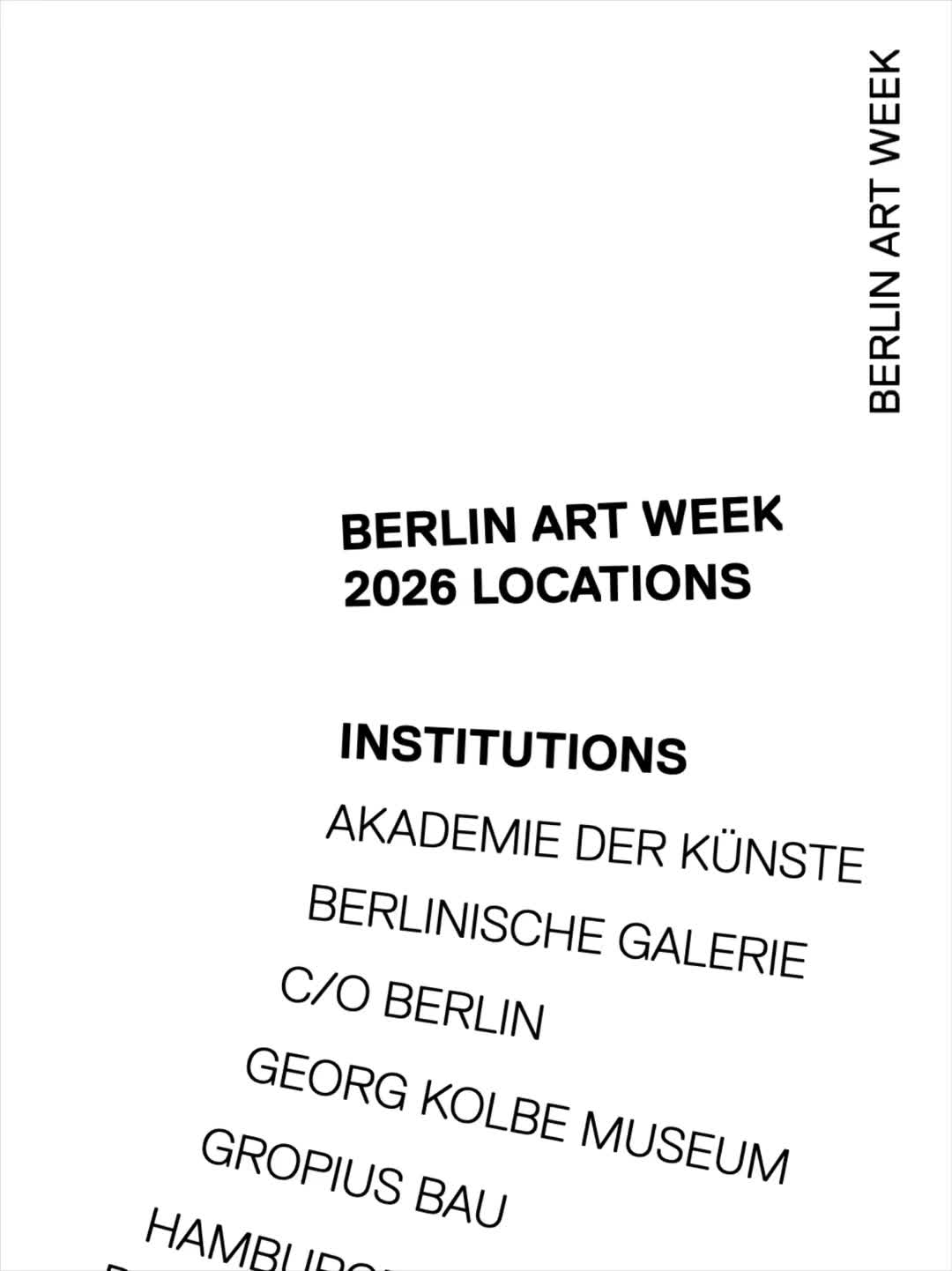 @Berlin Art Week