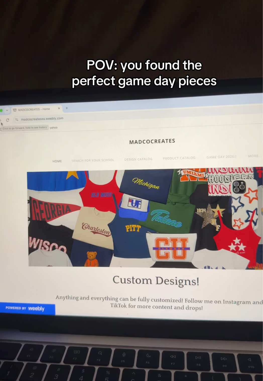 @Custom College Merch