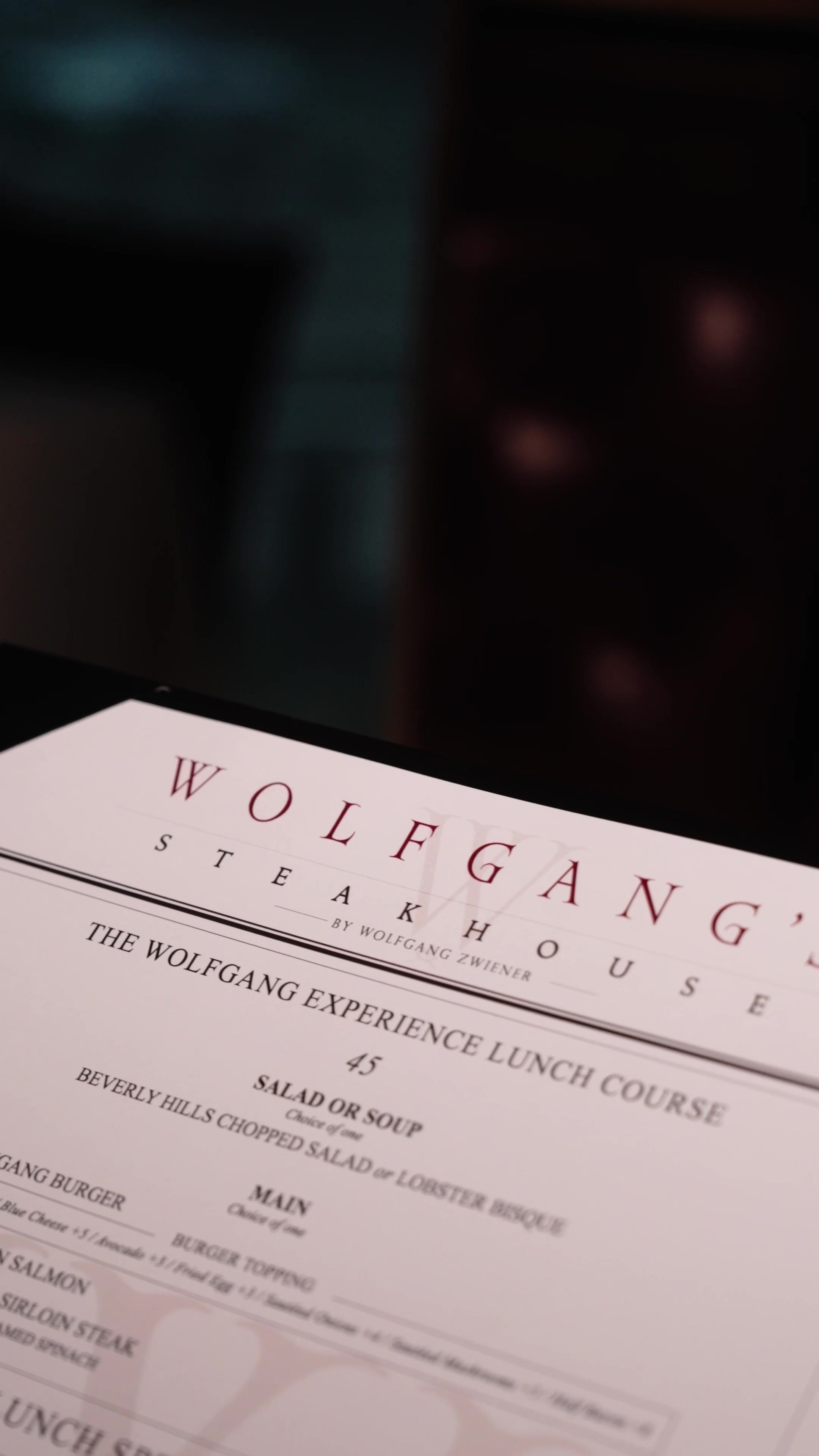 @Wolfgang&rsquo;s Steakhouse SG