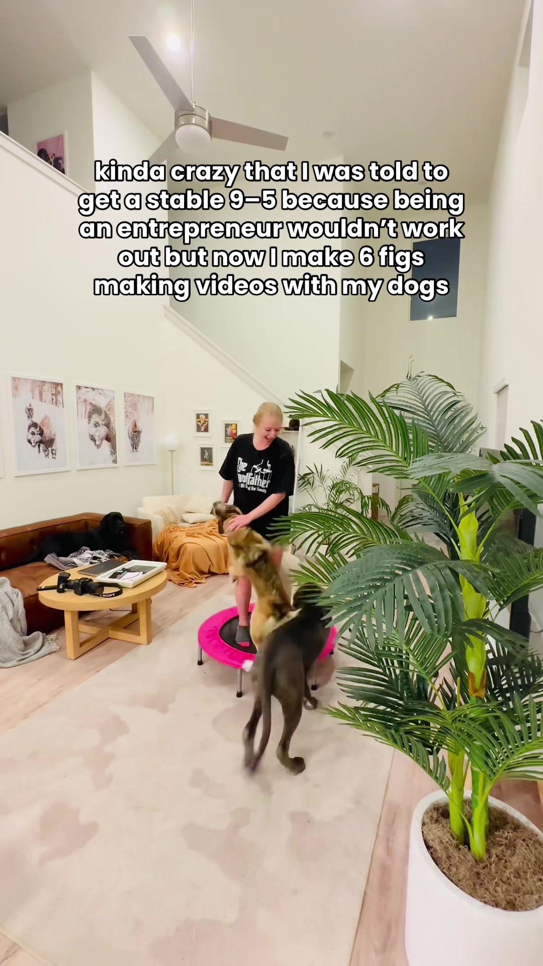 @Taylor + 4 dogs