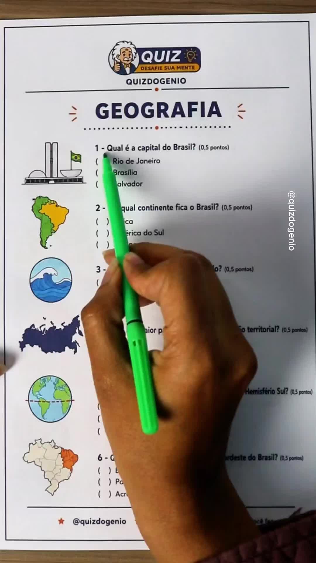 @Quiz do G&ecirc;nio