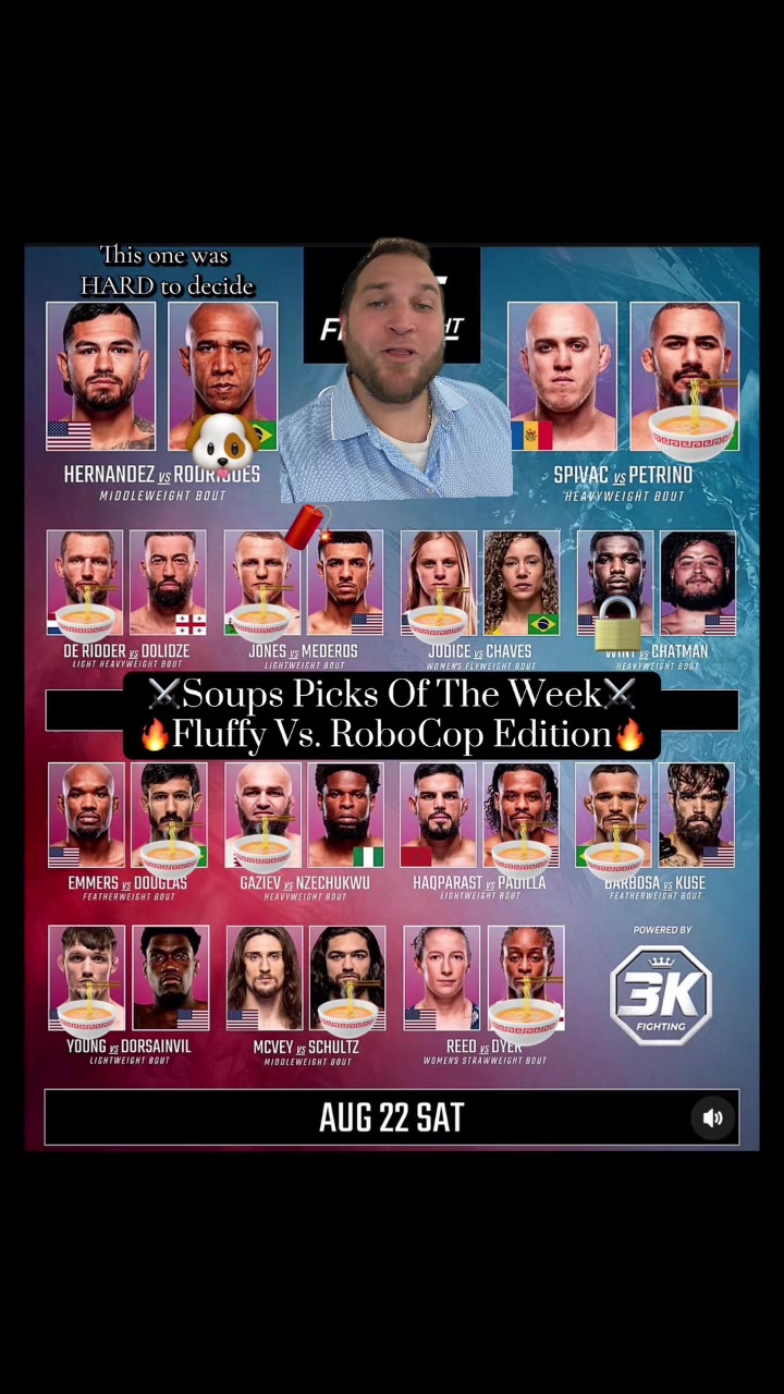 @🍜Soups MMA Preview 🍜