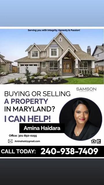 @A.M.I.N.A |  MD  Realtor&reg; 🏡