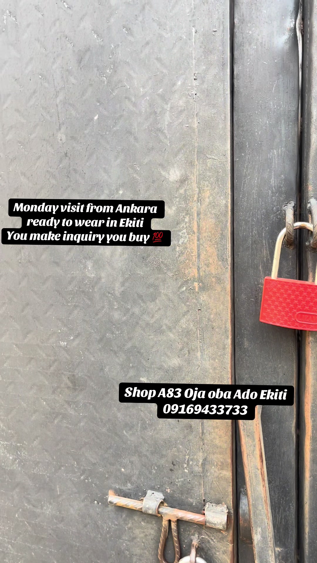 @ANKARA RTW FACTORY IN EKITI