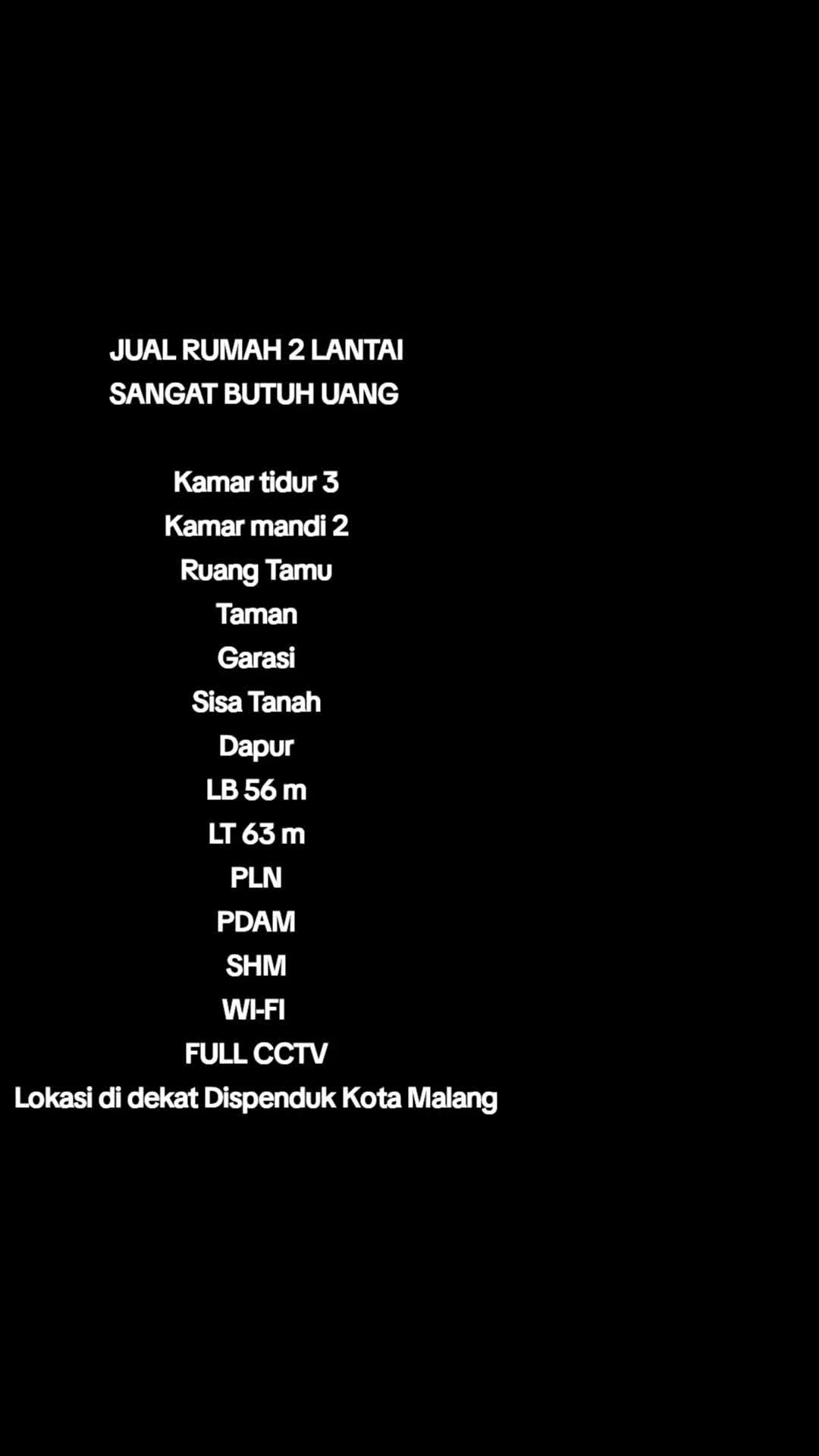 @Rumah dan kost Malang Raya
