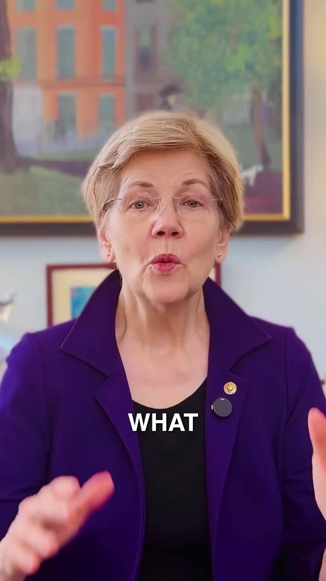 @Elizabeth Warren