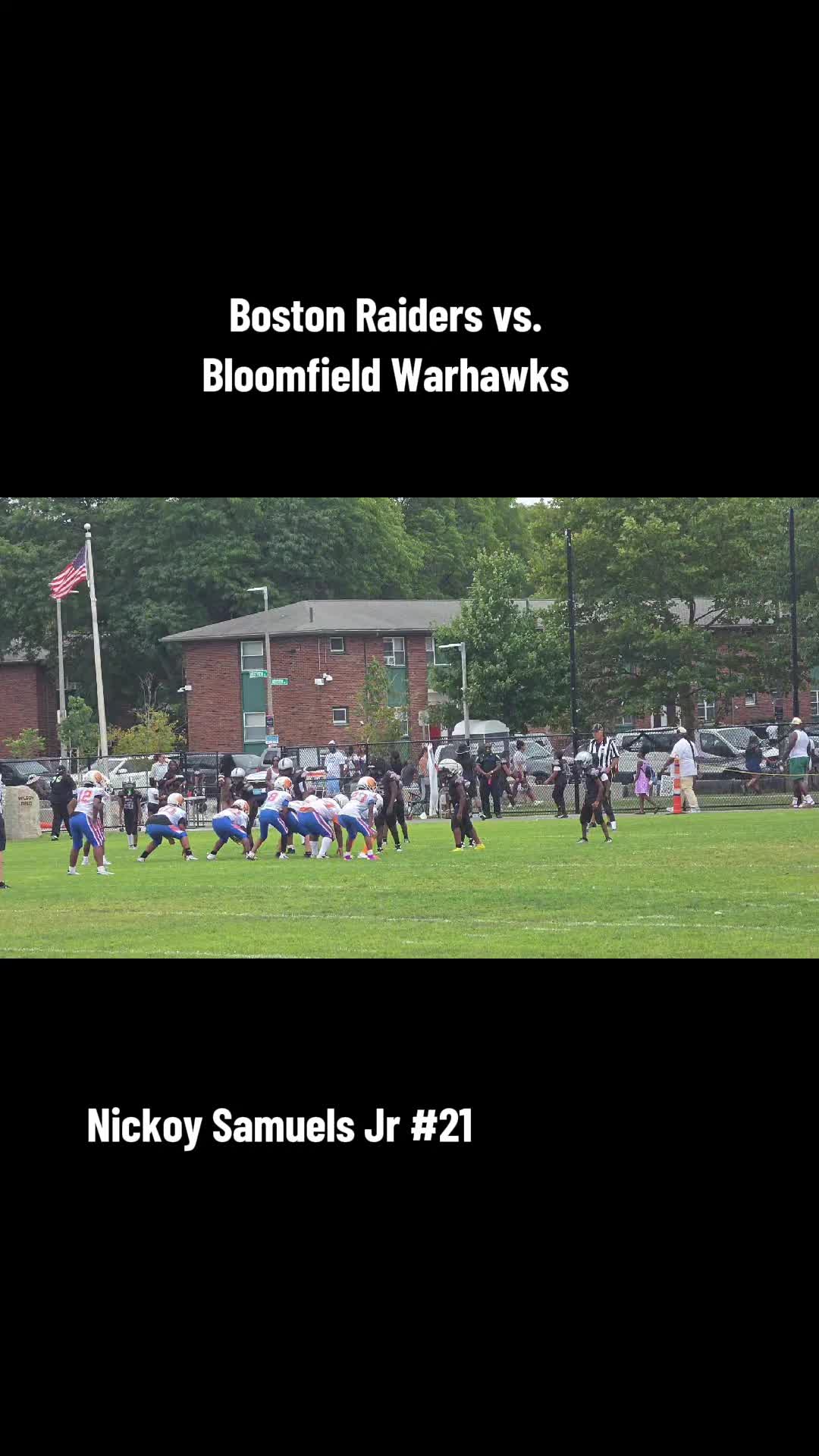@Nickoy Samuels Jr. Football