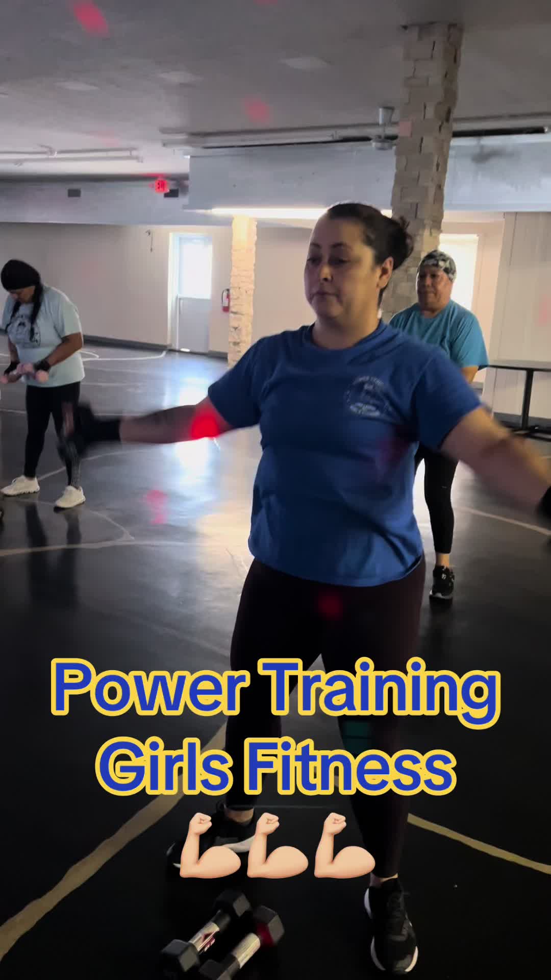 @Power training girls fitness.