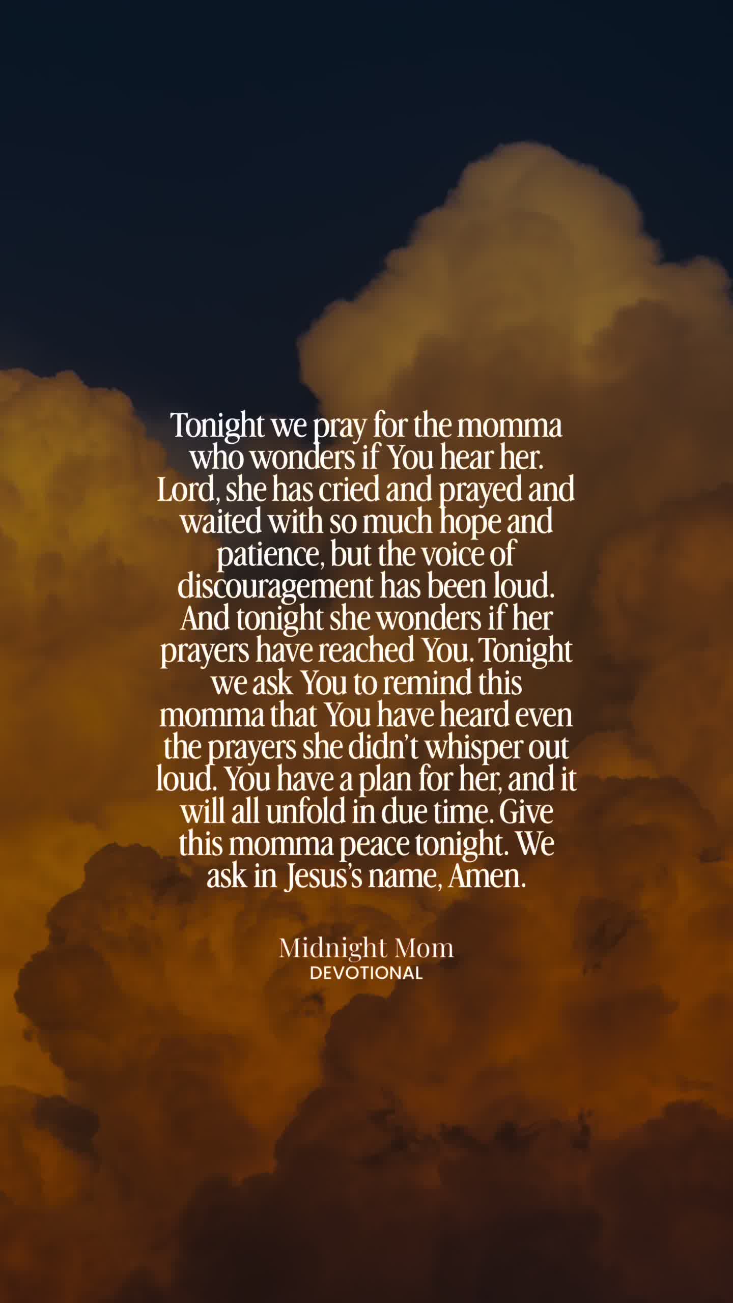 @Midnight Mom Devotional
