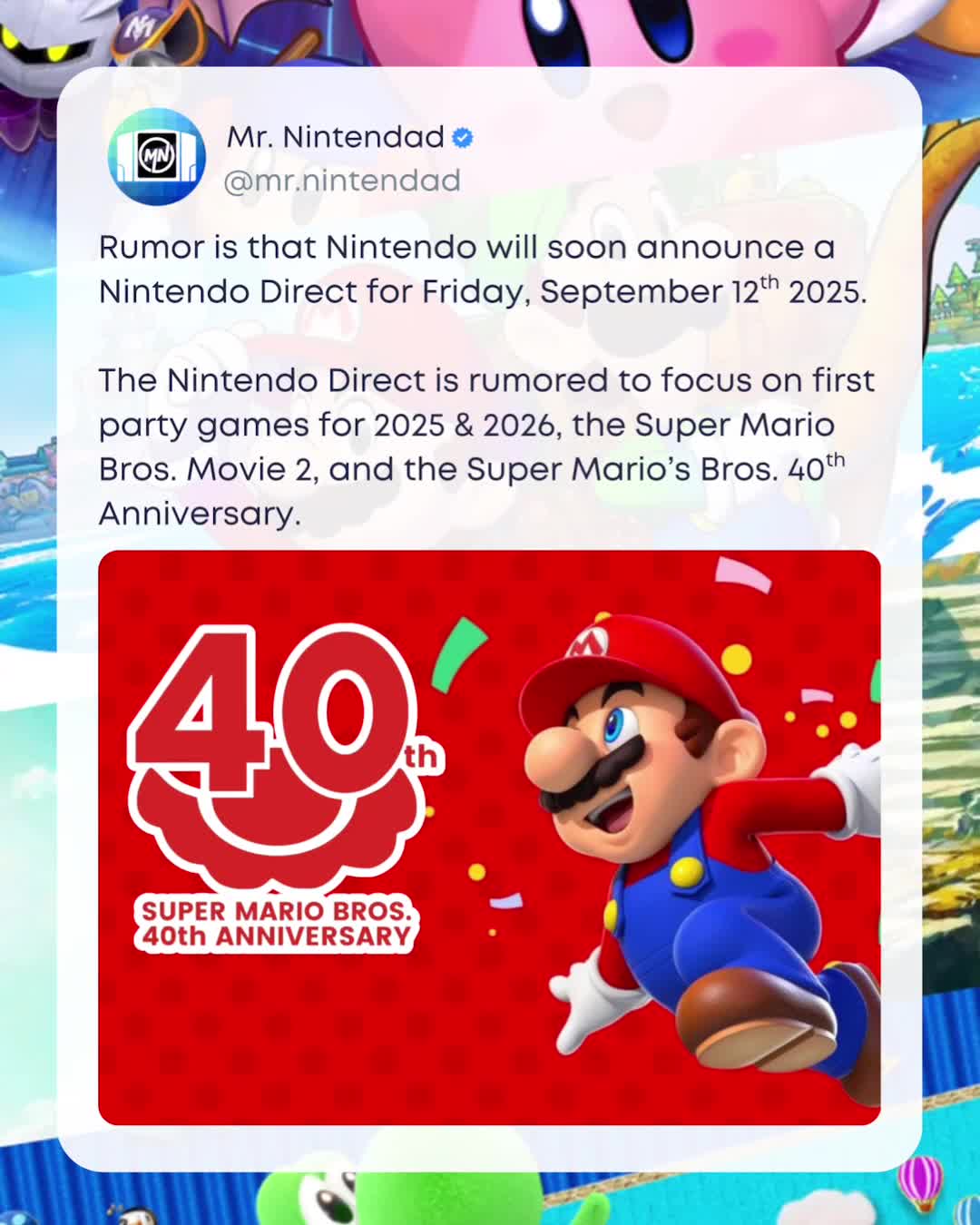 @Mr. Nintendad