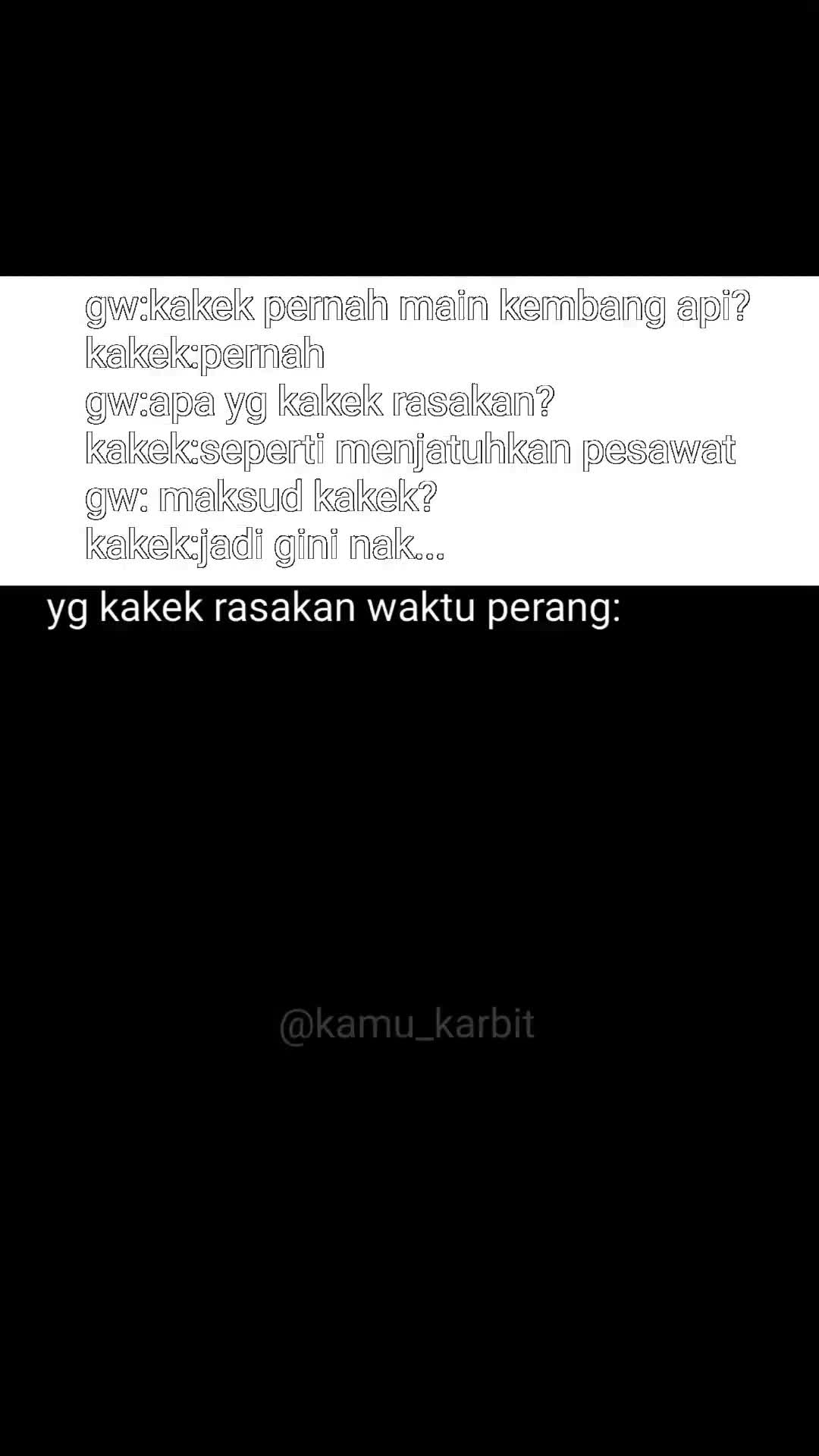 @Kamu karbit