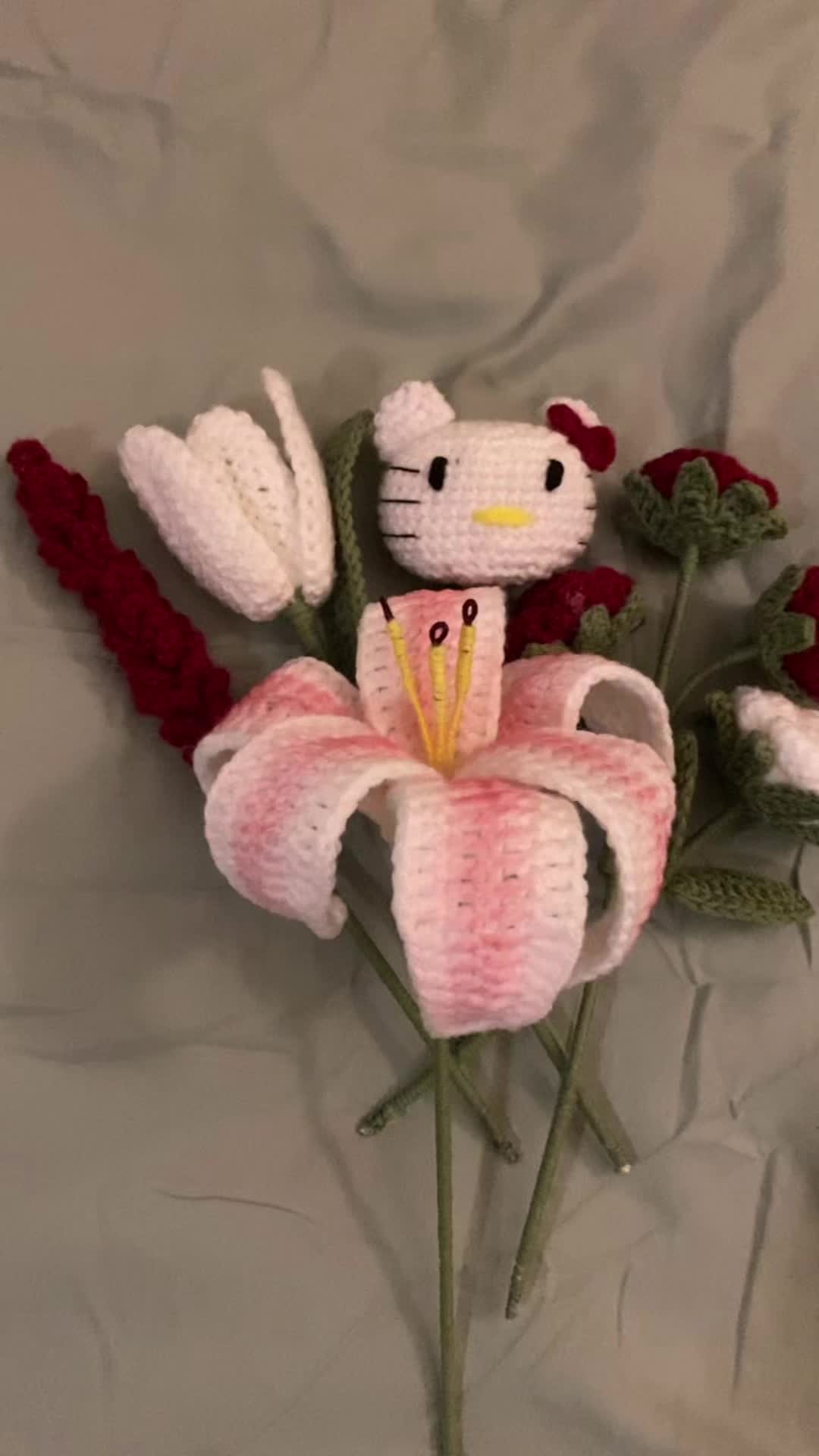 @crochet flower