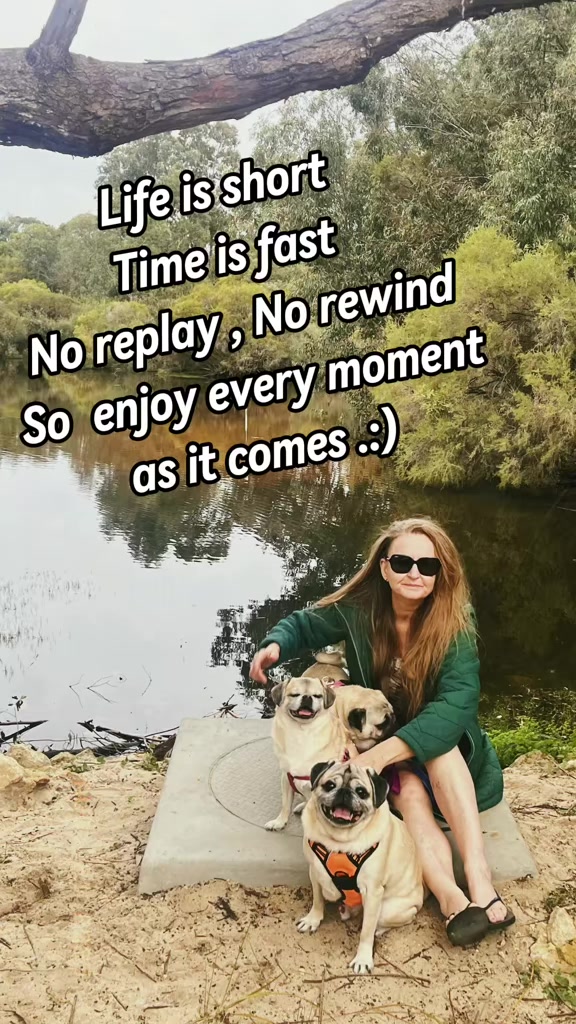 @Life with my 3 beautiful Pugs