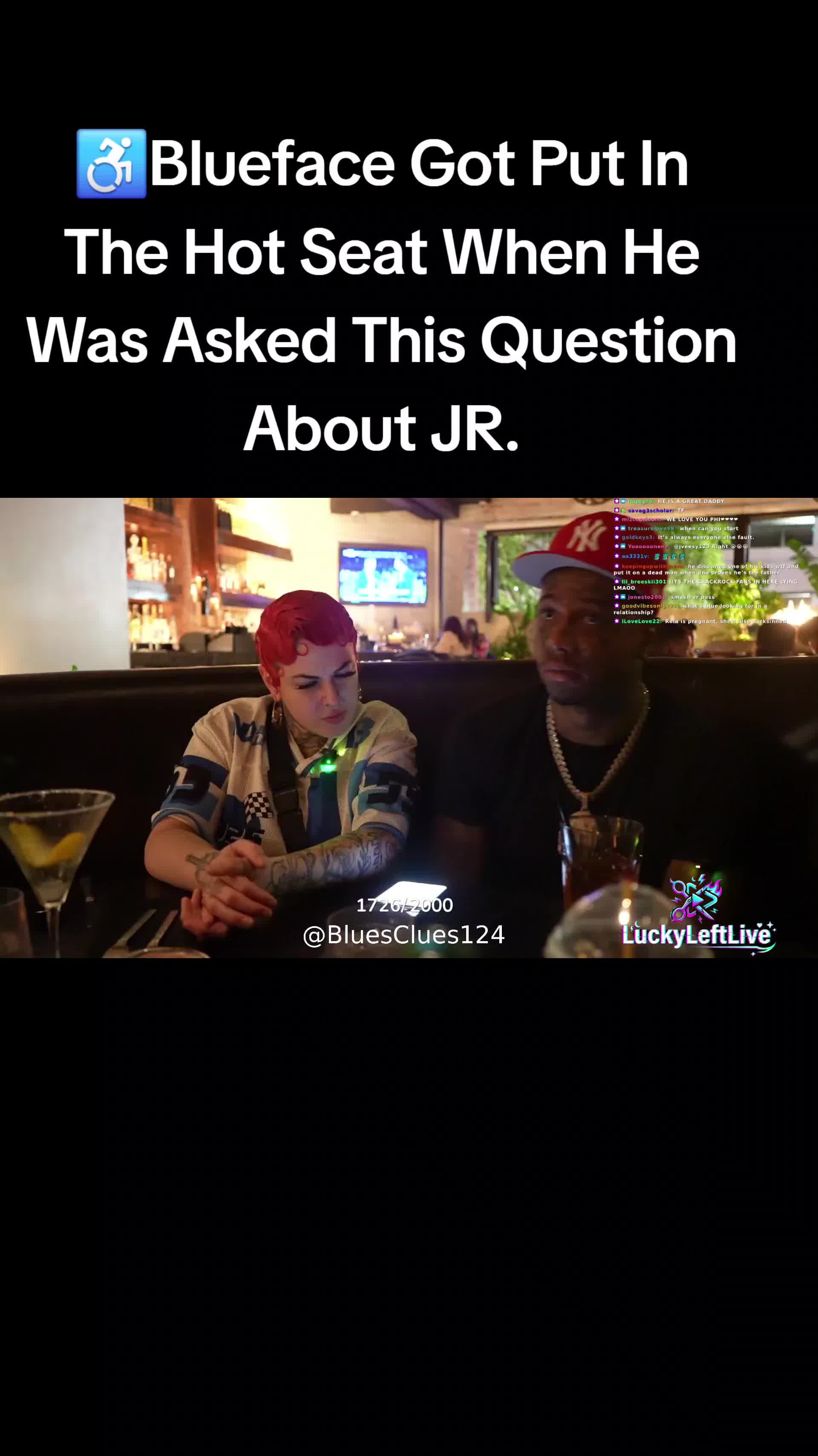 @LuckyLeftLive | Blueface