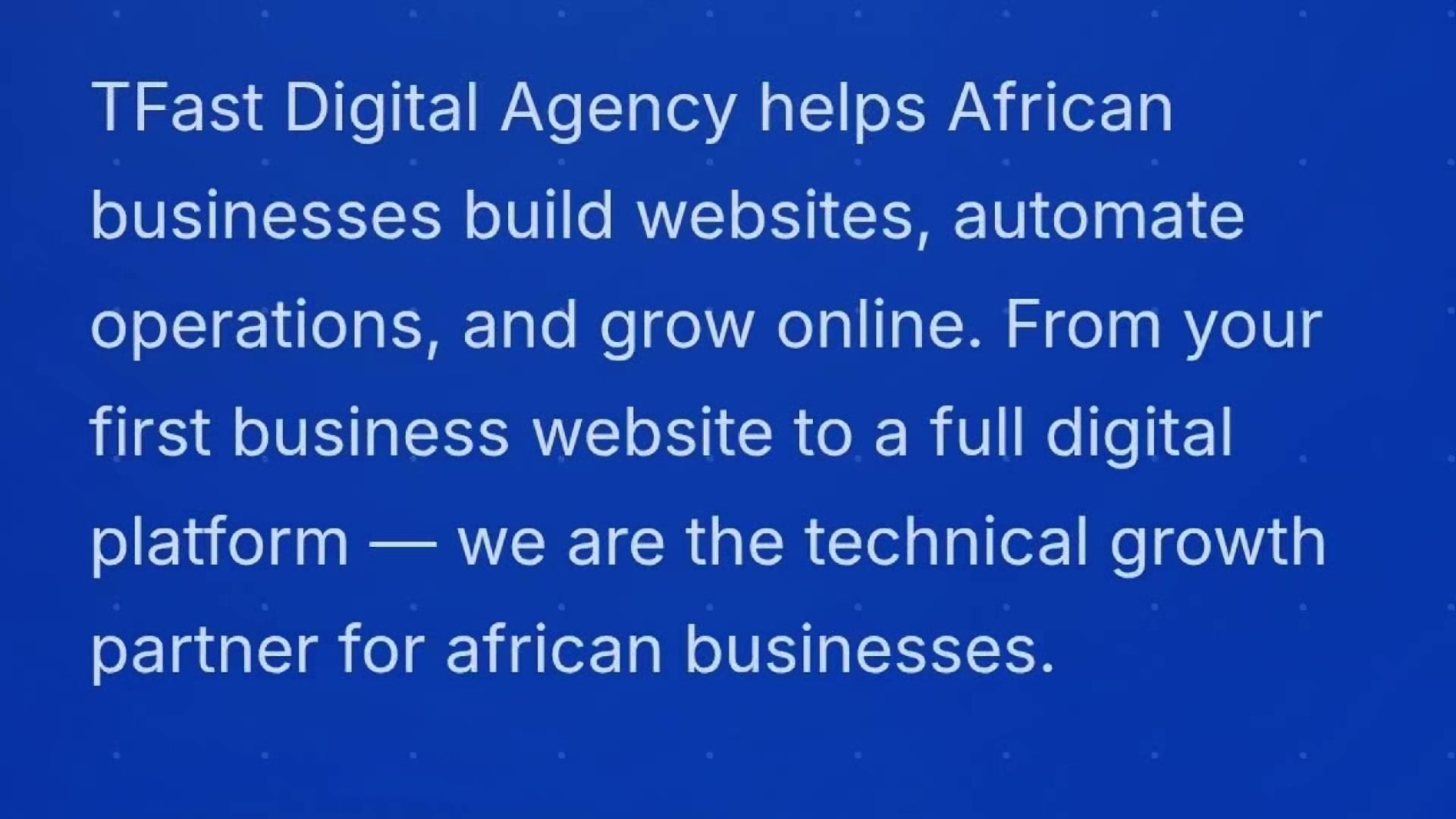 @TFast Digital Agency
