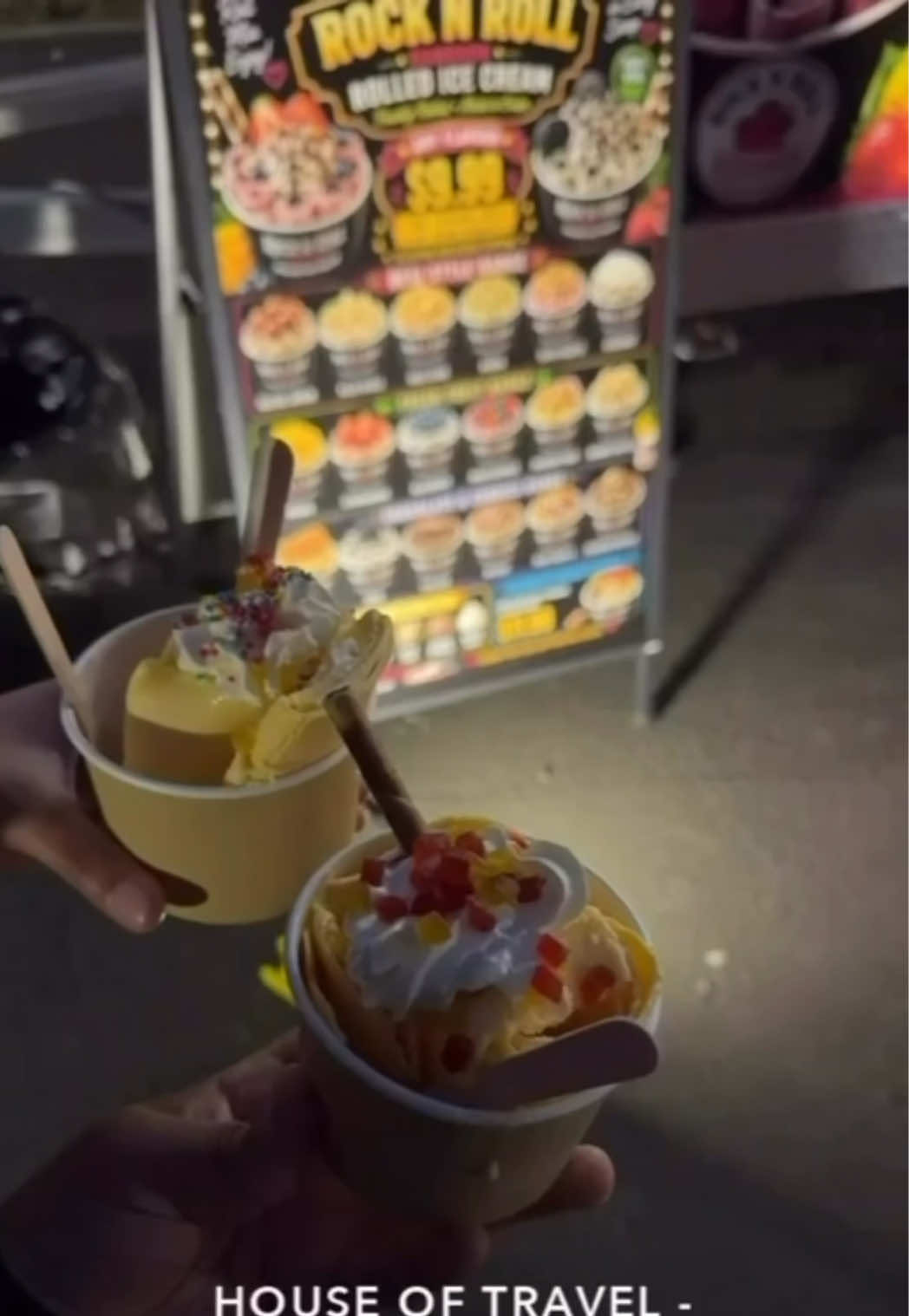 @Rock 'N' Roll Rolled Ice Cream