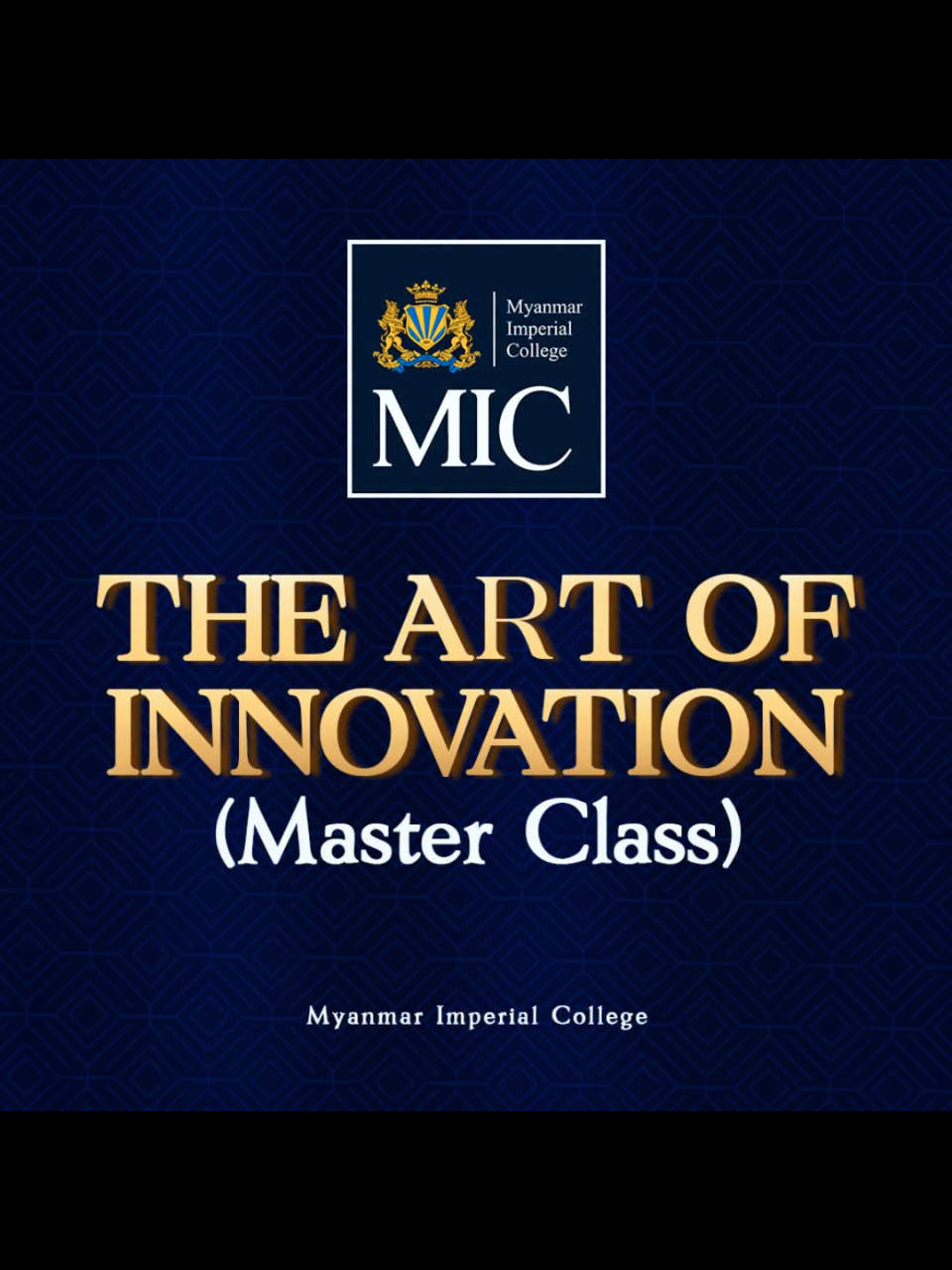 @Myanmar Imperial College - MIC