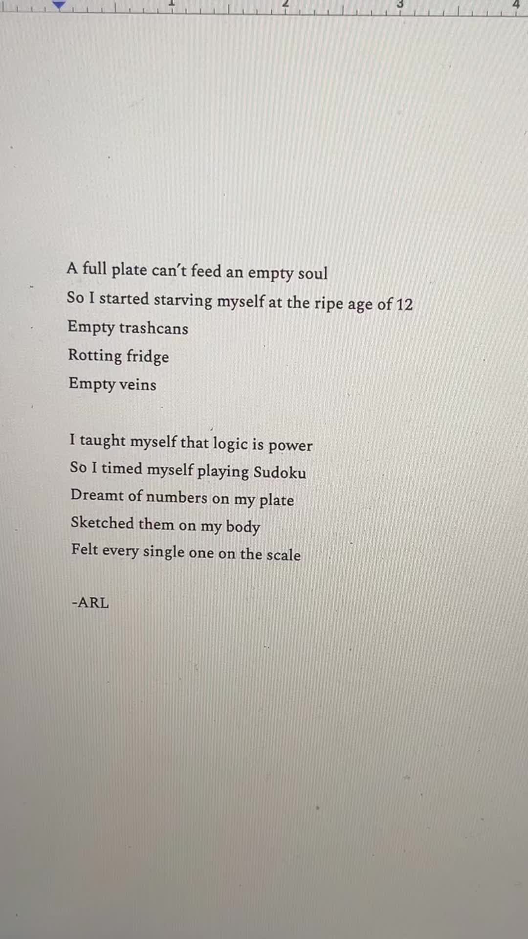 @ARLwritesaboutyou