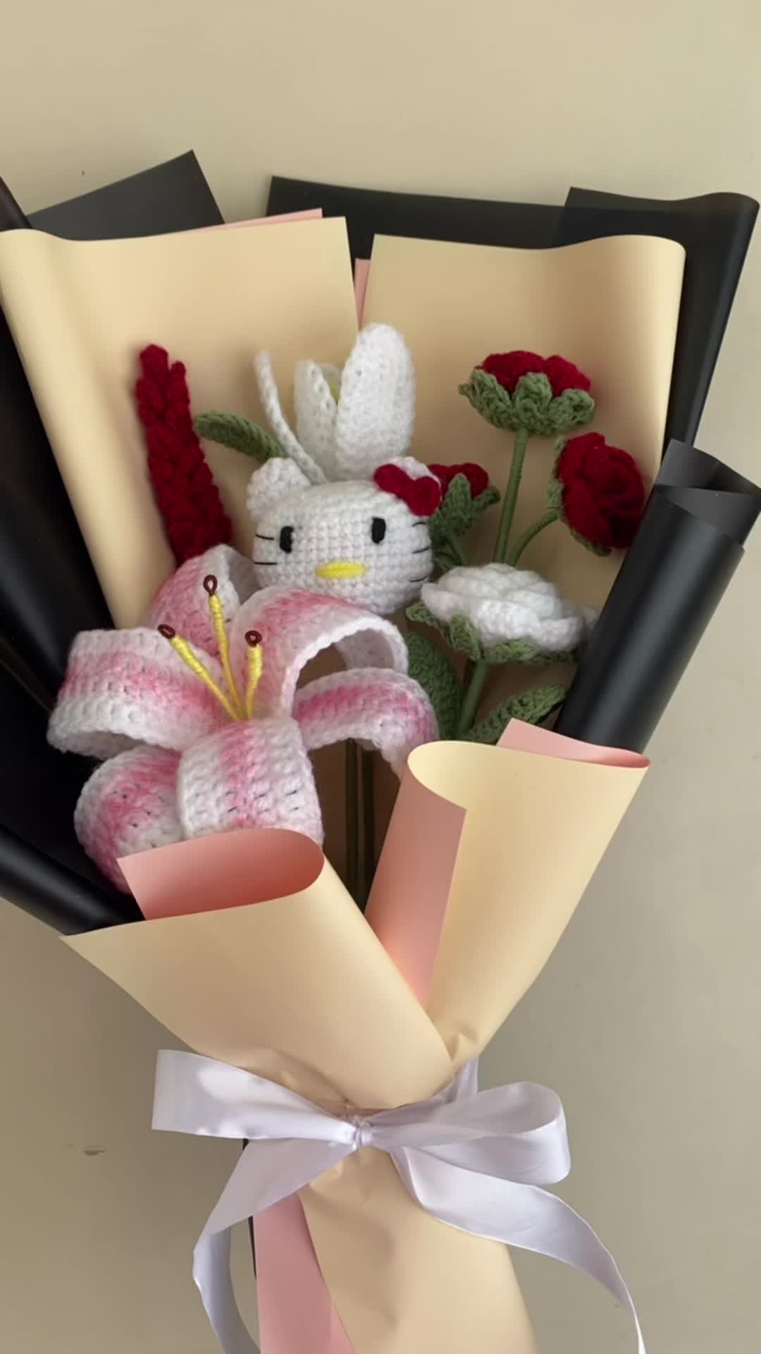 @crochet flower