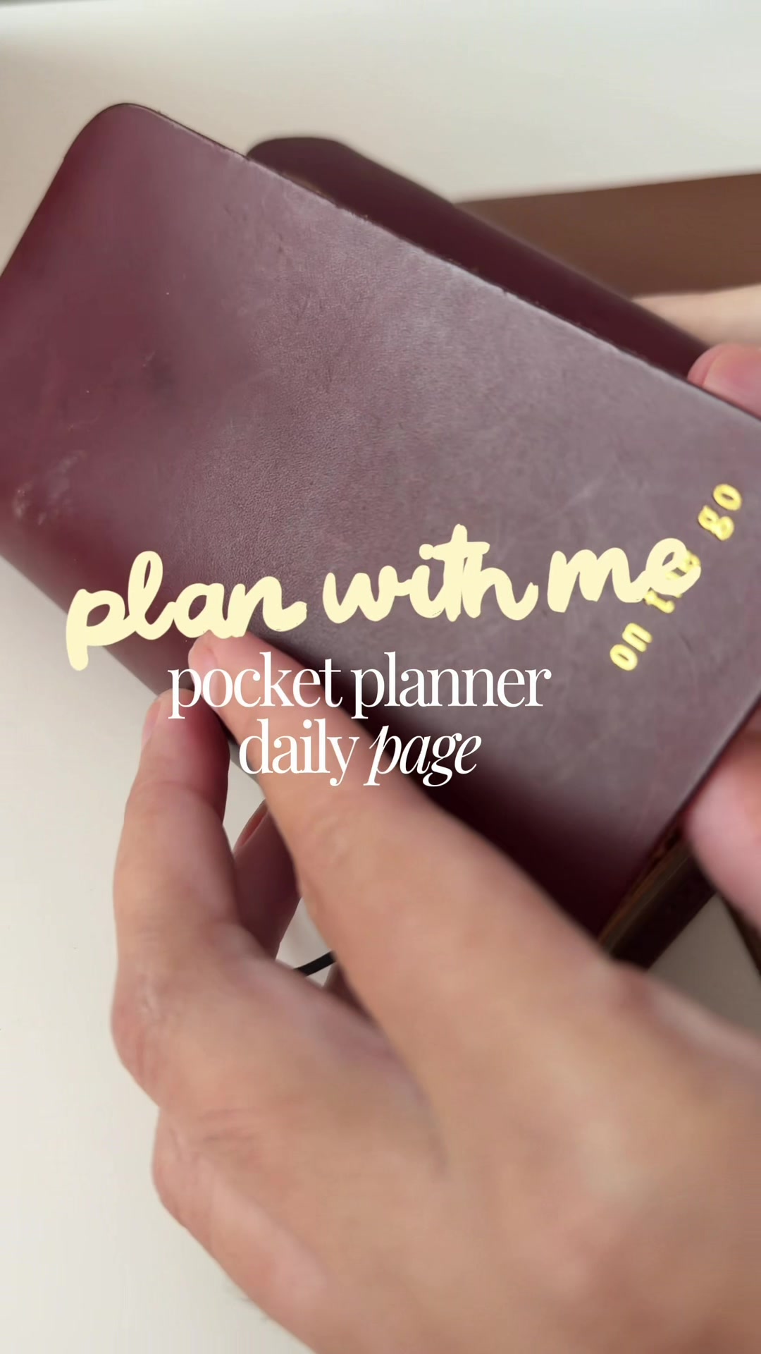 @hannah | plans + productivity