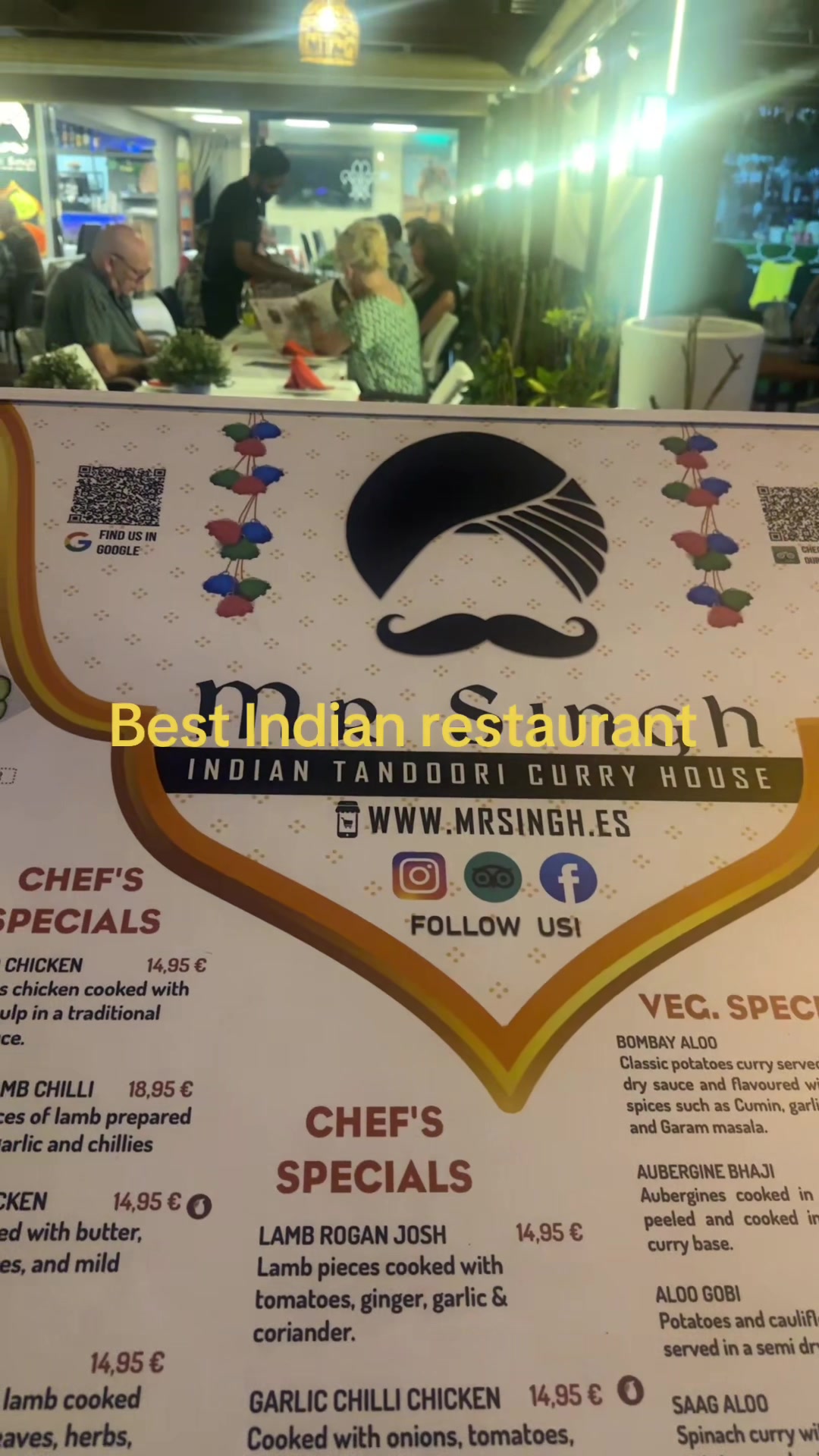 @MR Singh Indian food tenerife