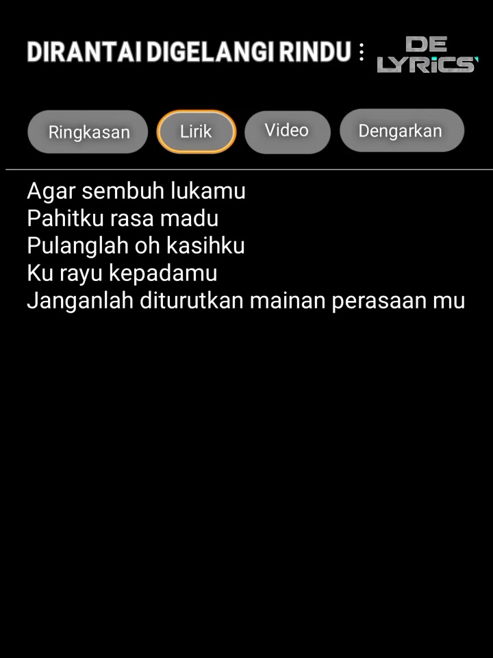 @DE LYRICS