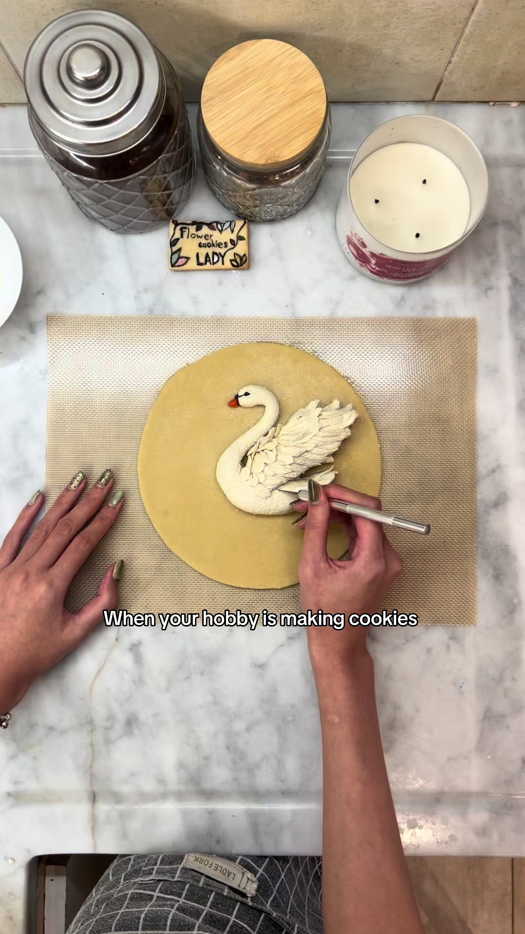 @Flower cookies lady