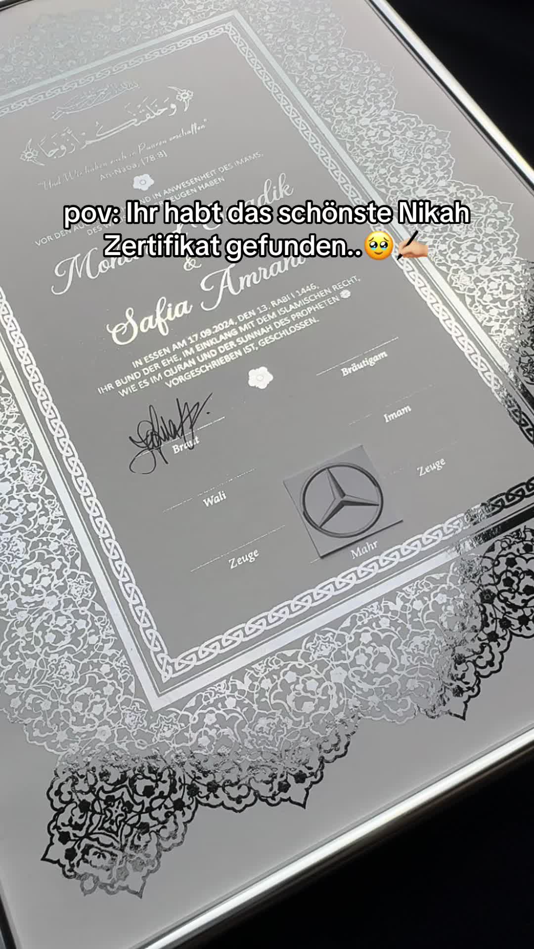 @Nikah Zertifikat | by Mawadda