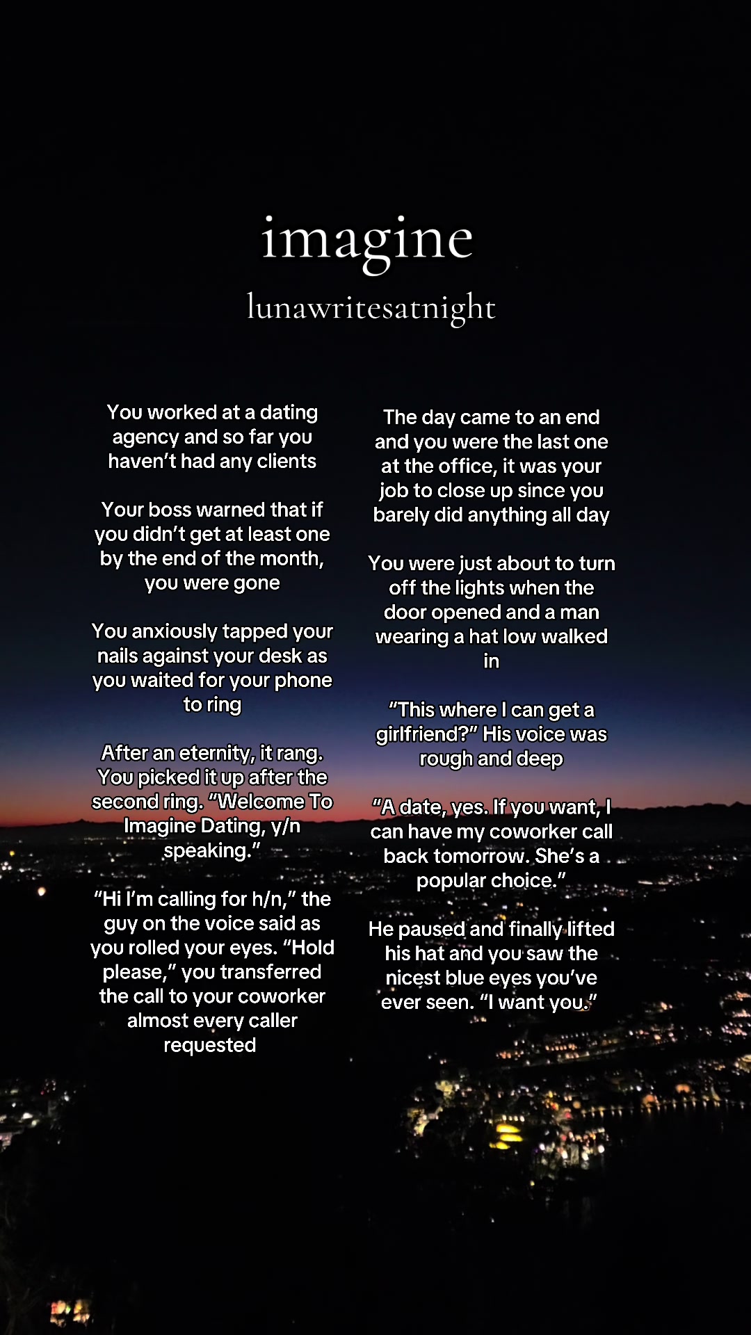 @scenariosyouimagineatnight🌙