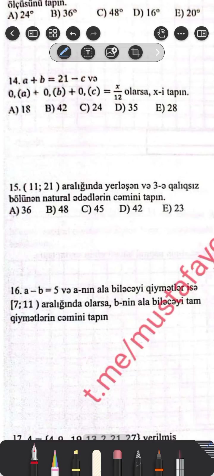 @Riyaziyyat hazırlığı👩🏫