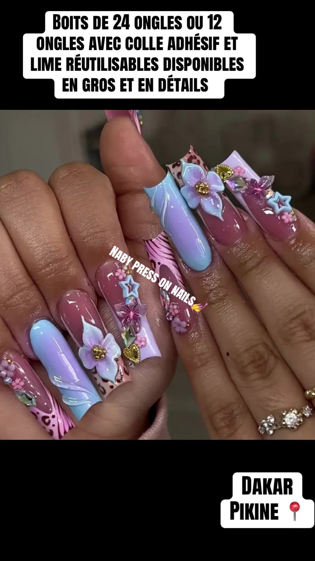 @Naby press on nails 💅