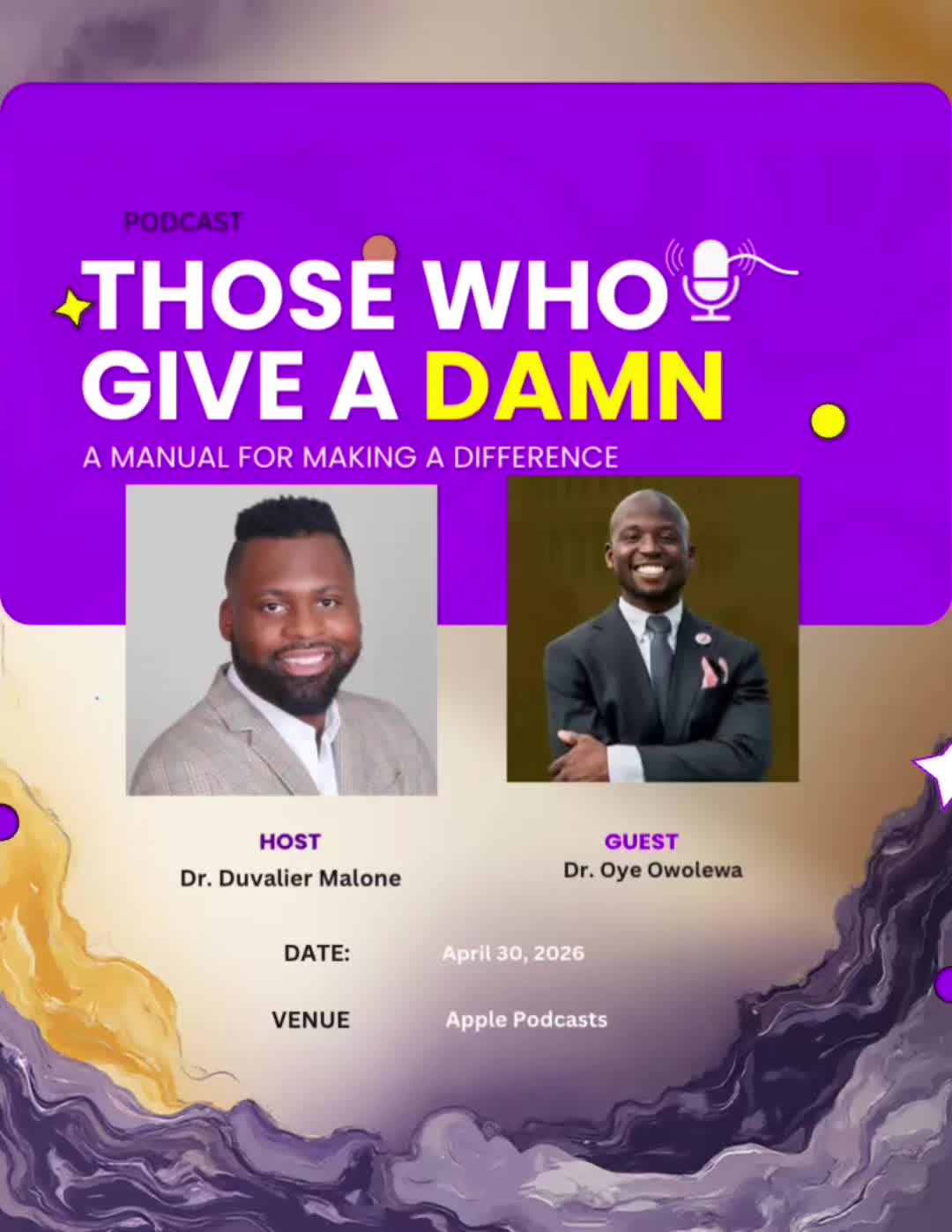 @Dr. Duvalier Malone