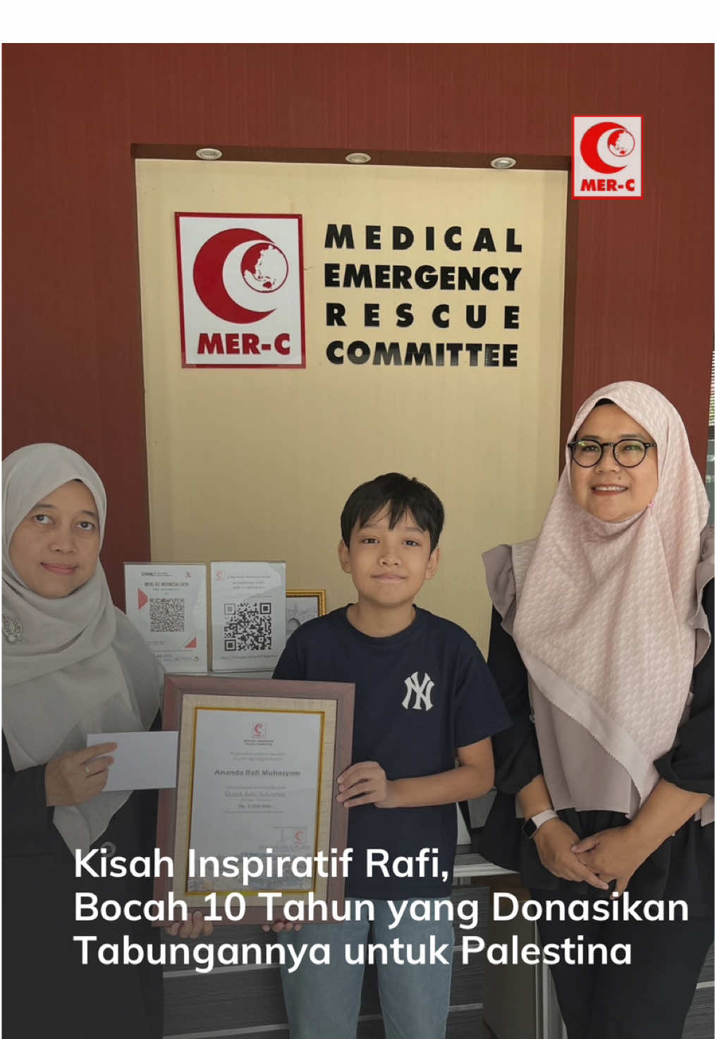 Kisah Inspiratif Rafi, Bocah 10 Tahun | MER-C INDONESIA | AKUN RESMI ...