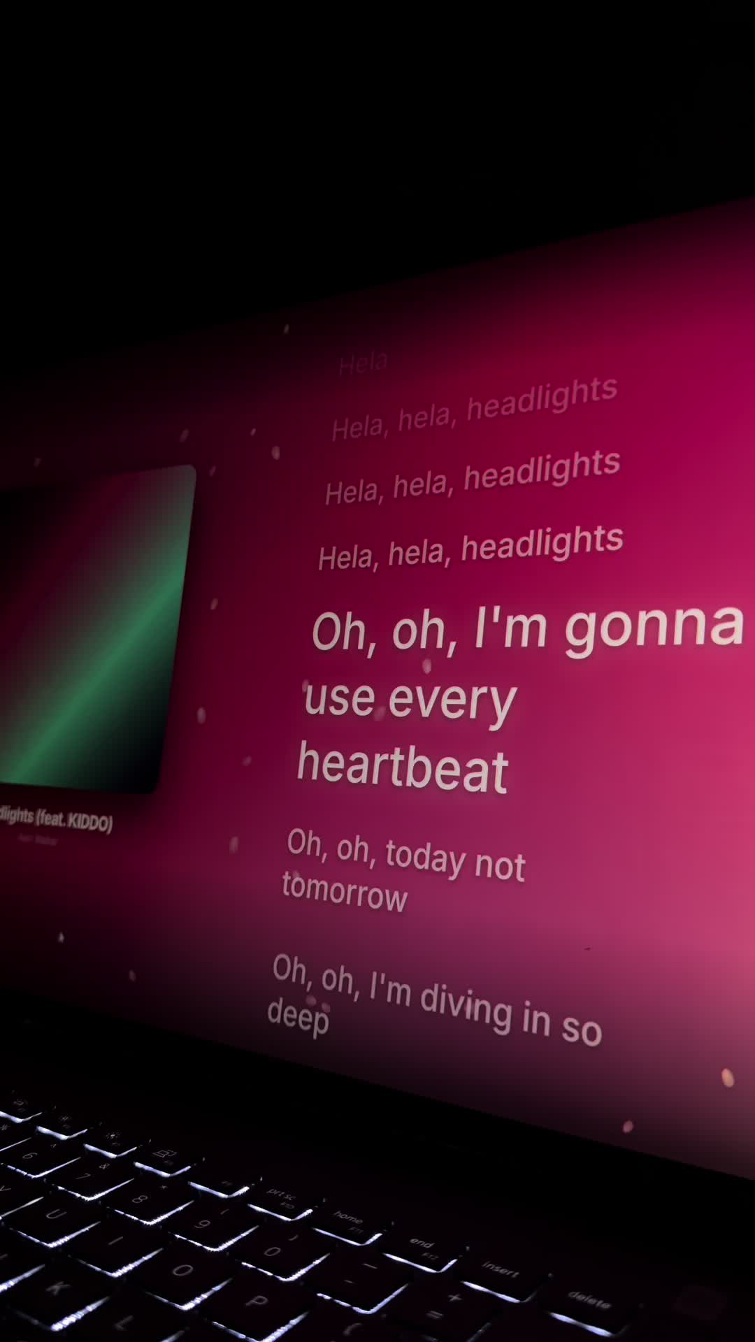 @Song lyrics
