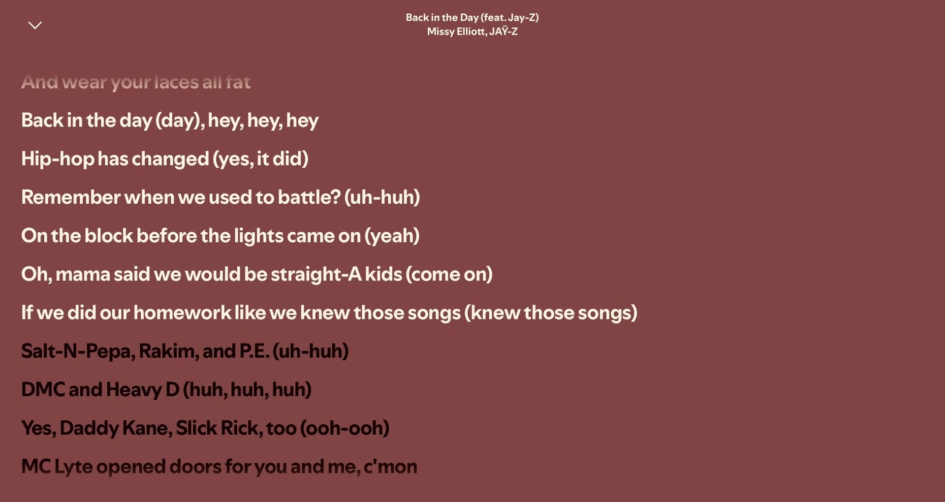 @Spotify Song Lyrics