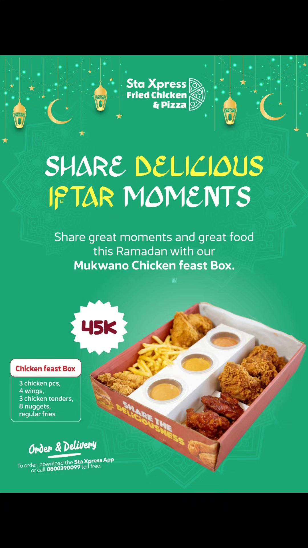 @StaXpress fried chicken&pizza