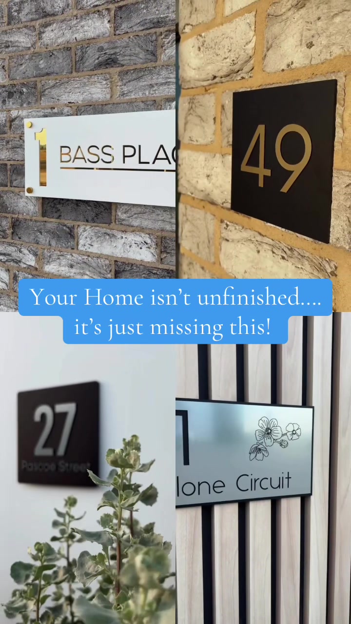 @Premium House Signs |Laser Cut