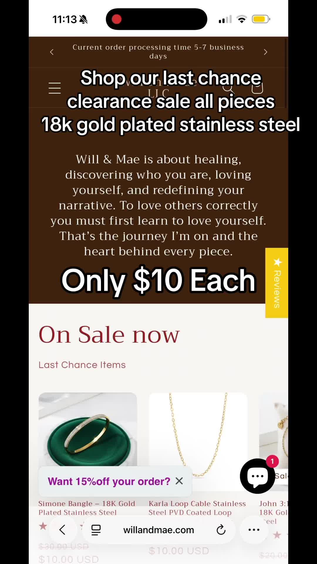 @Will and Mae Jewelry