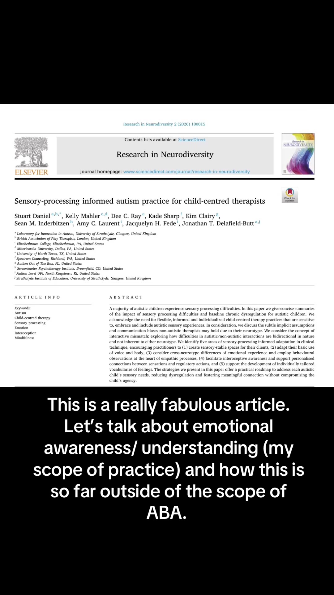 @ASD/ developmental therapist
